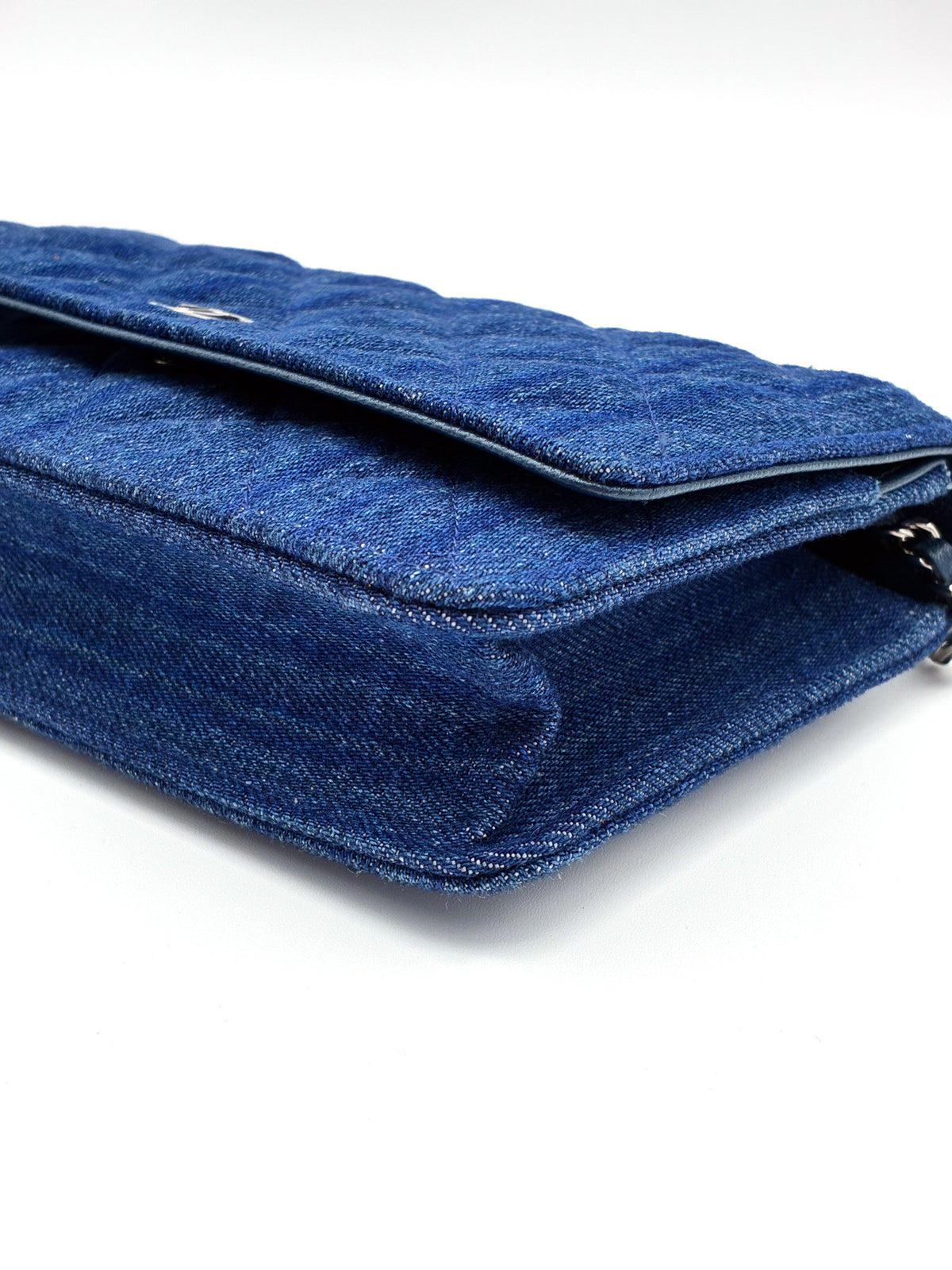 Chanel Wallet on Chain Denim SHW