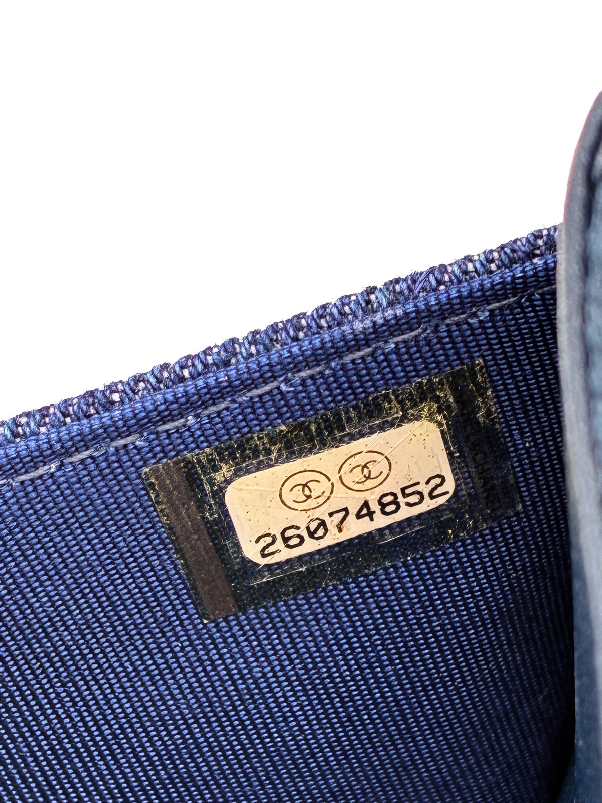 Chanel Wallet on Chain Denim SHW