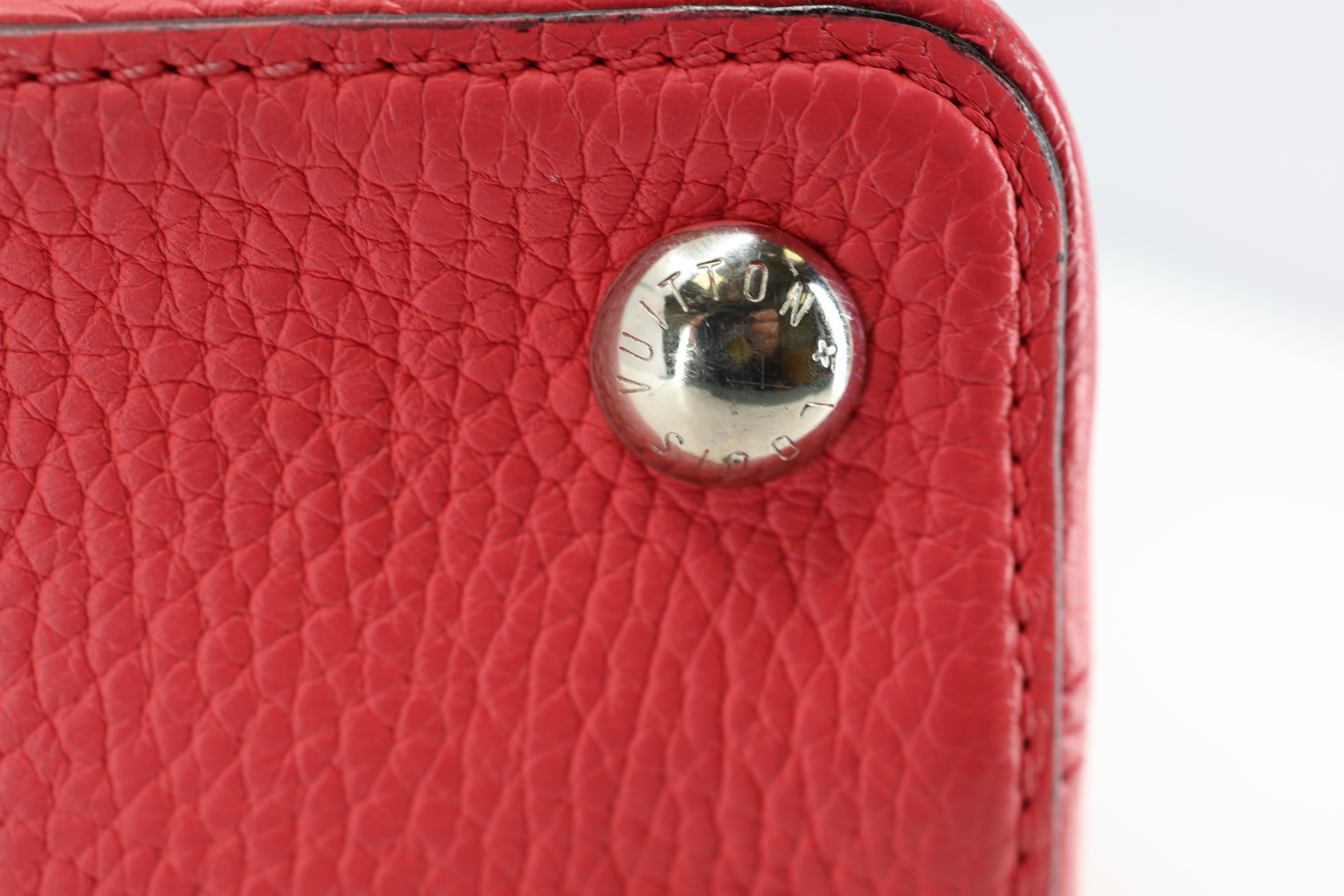 Louis Vuitton Capucines BB Red Taurillon Leather