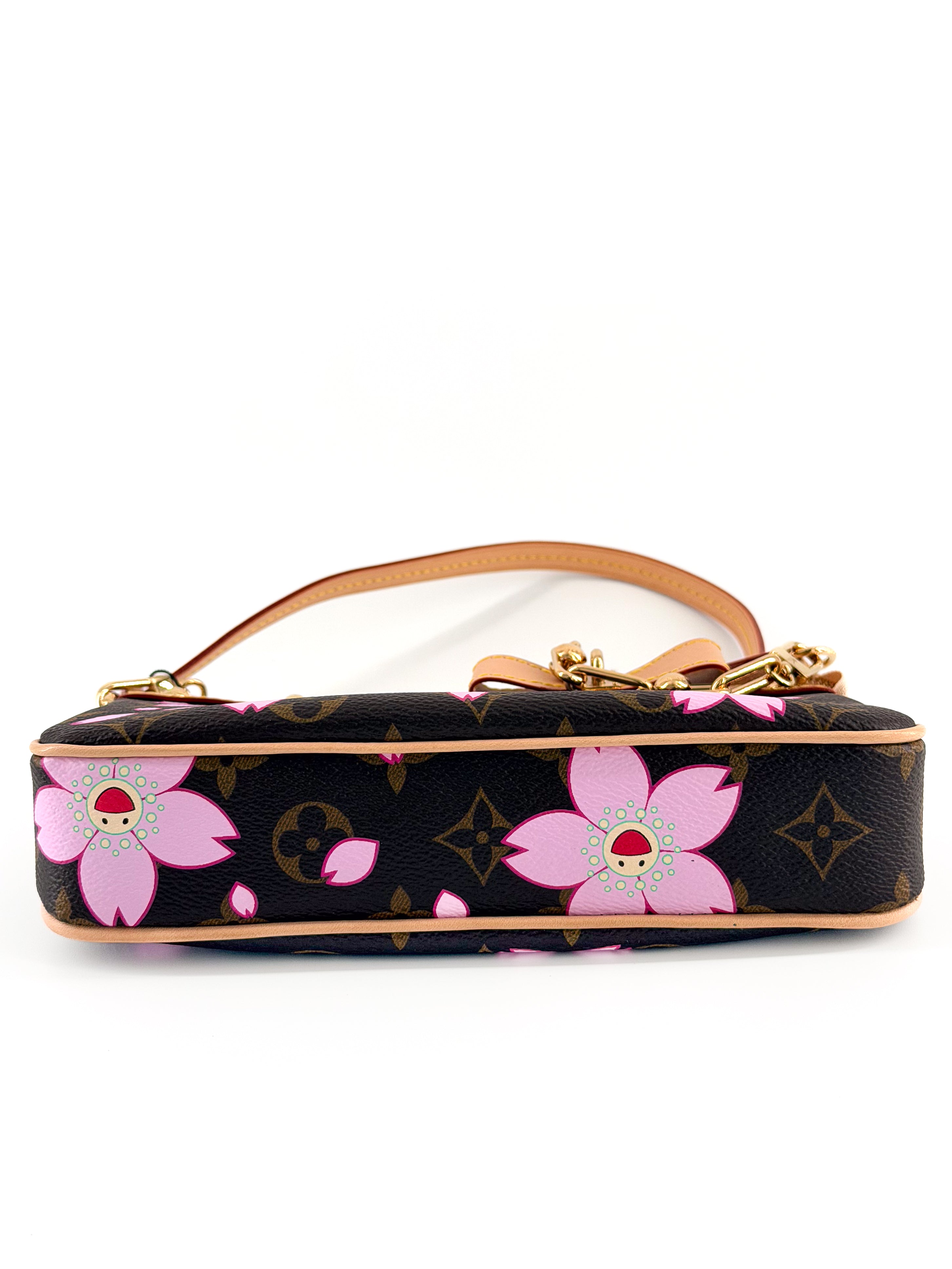 Louis Vuitton x Takashi Murakami Cherry Blossom Pochette Accessoires handbag