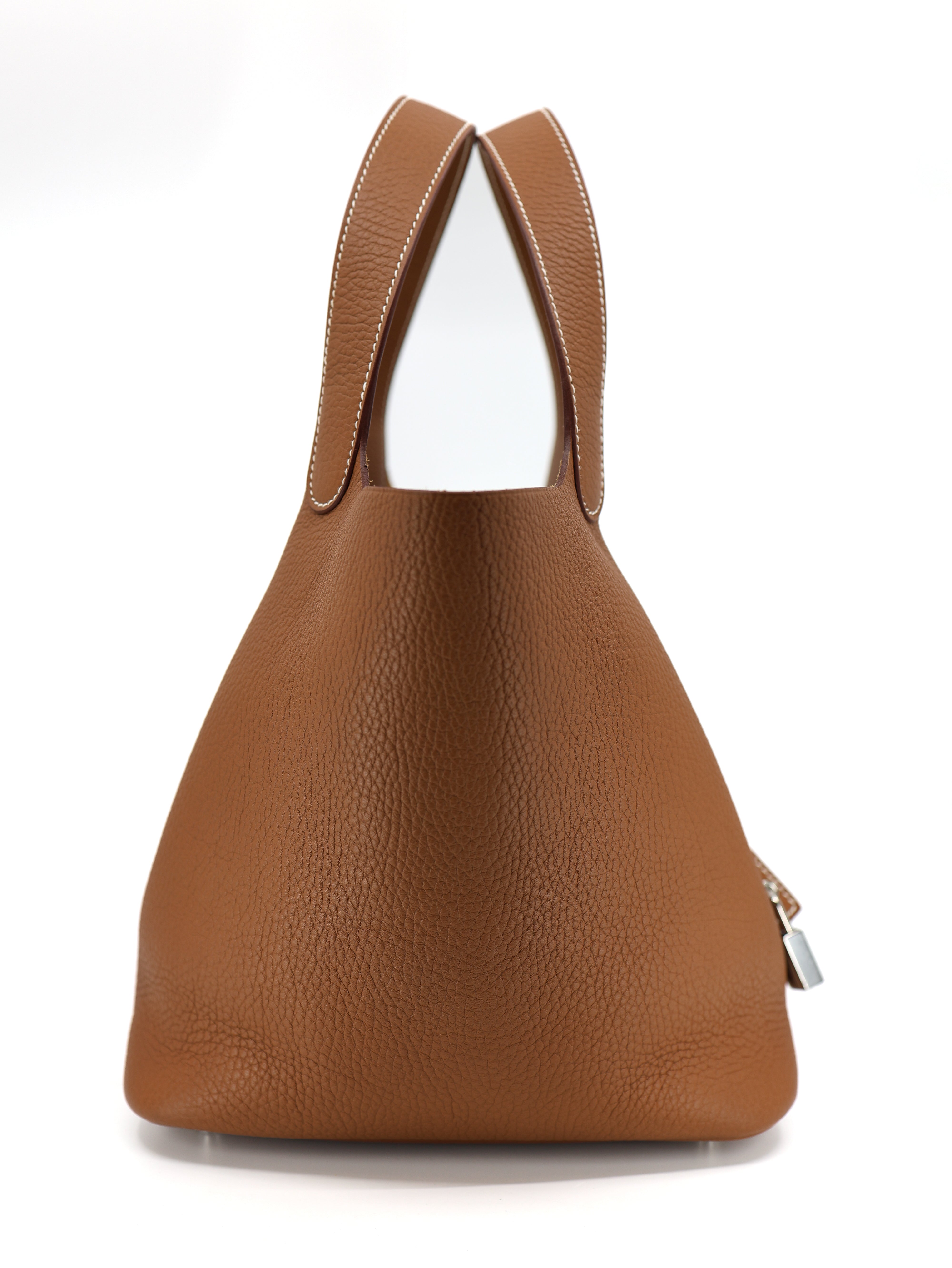 Hermes Taurillon Clemence Picotin 22 Gold