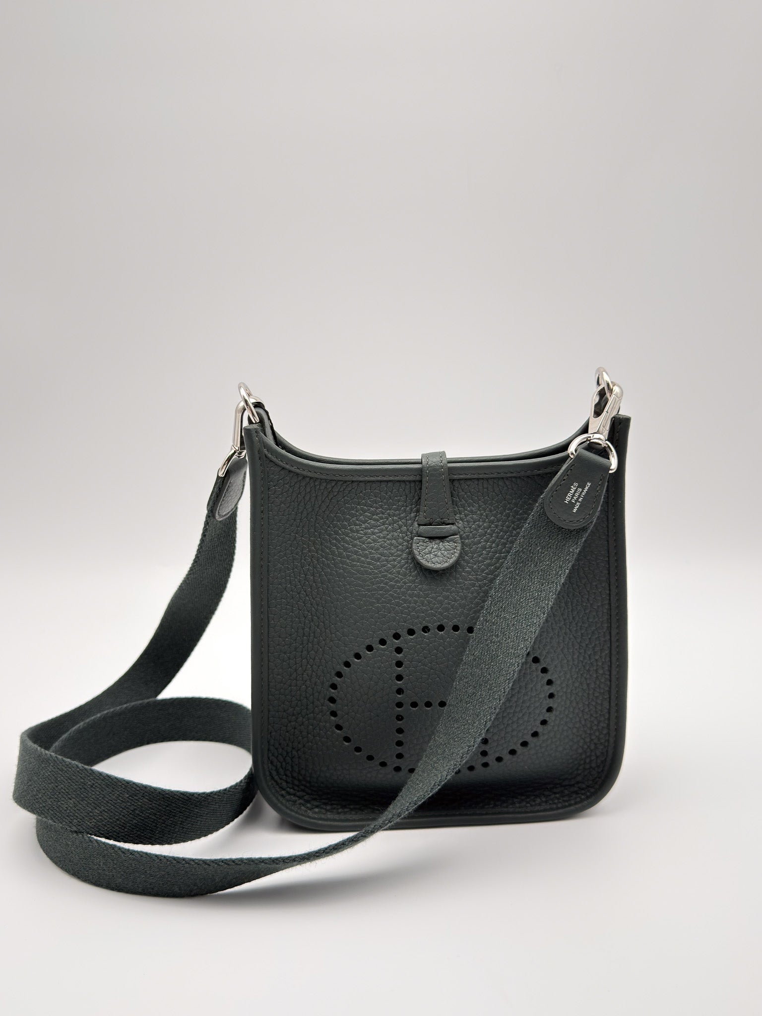 Hermes Taurillon Clemence Evelyne TPM Vert Mangrove