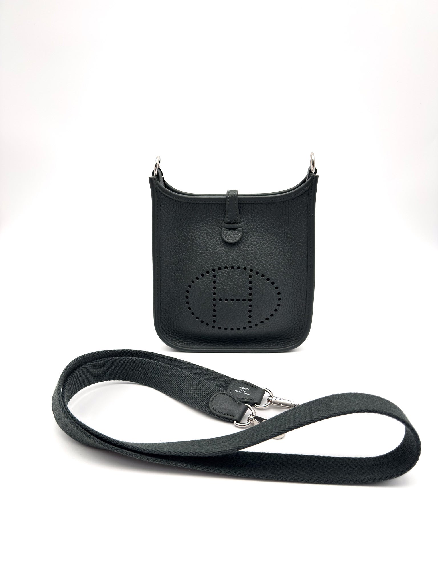 Hermes Taurillon Clemence Evelyne TPM Vert Mangrove