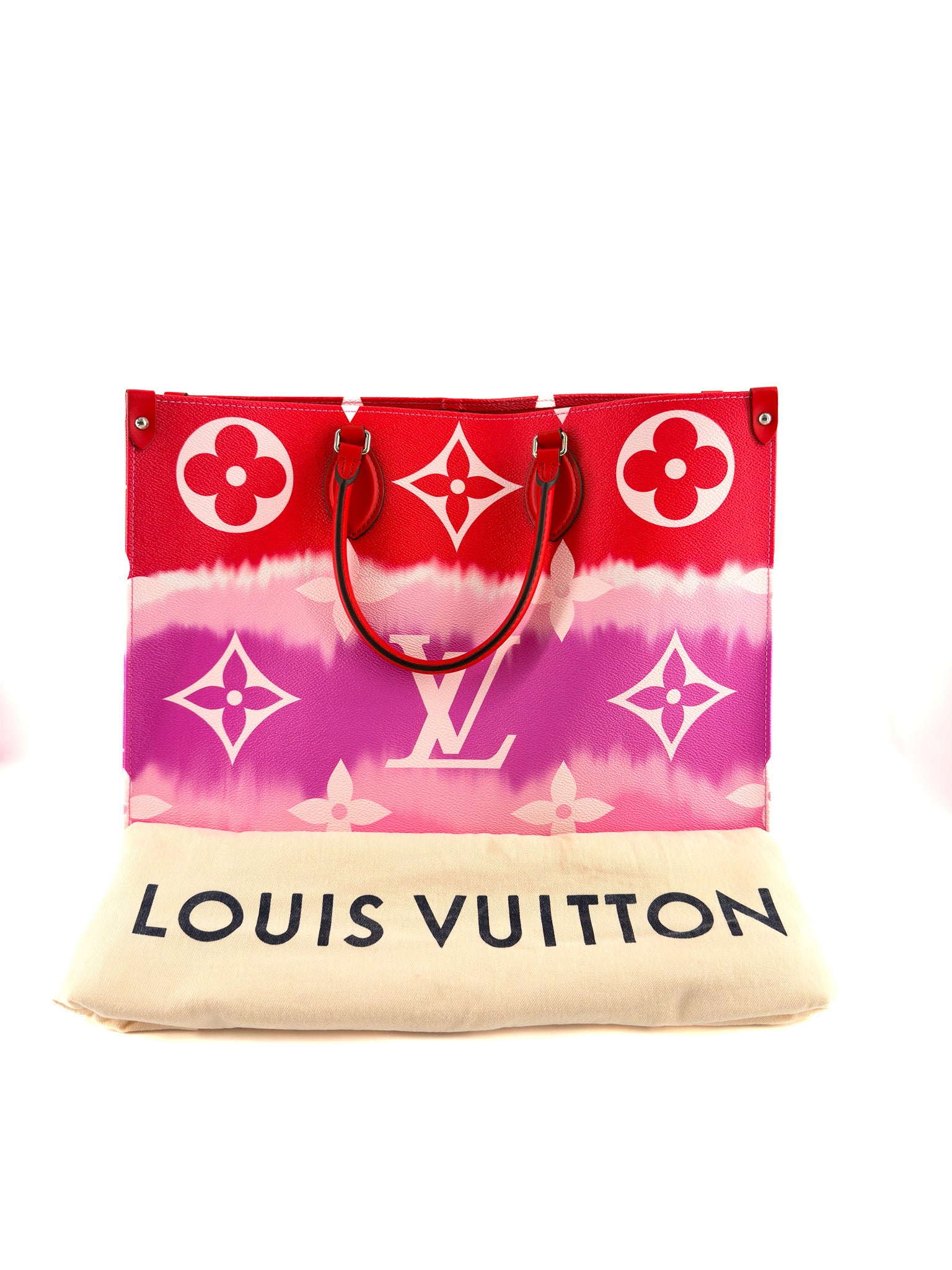 Louis Vuitton Monogram Escale Onthego GM Rouge