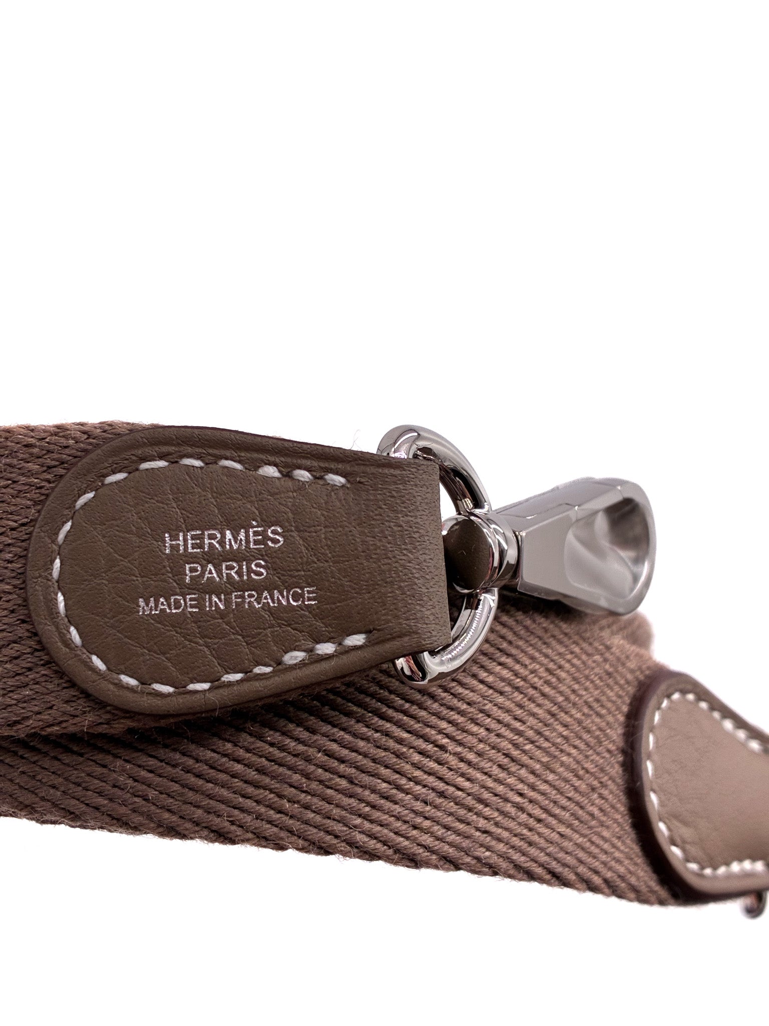 Hermes Evelyne TPM 16 Bag in Etoupe Clemence Leather