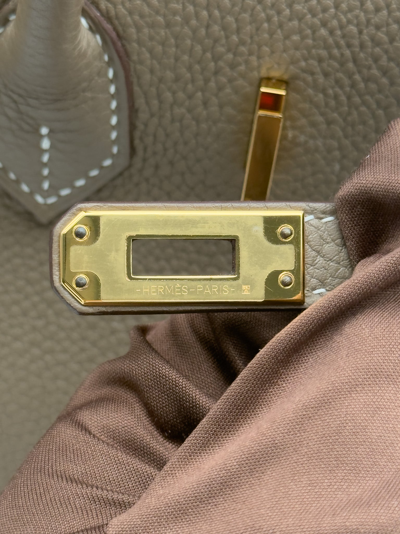 Hermes Togo Birkin 25 Etoupe