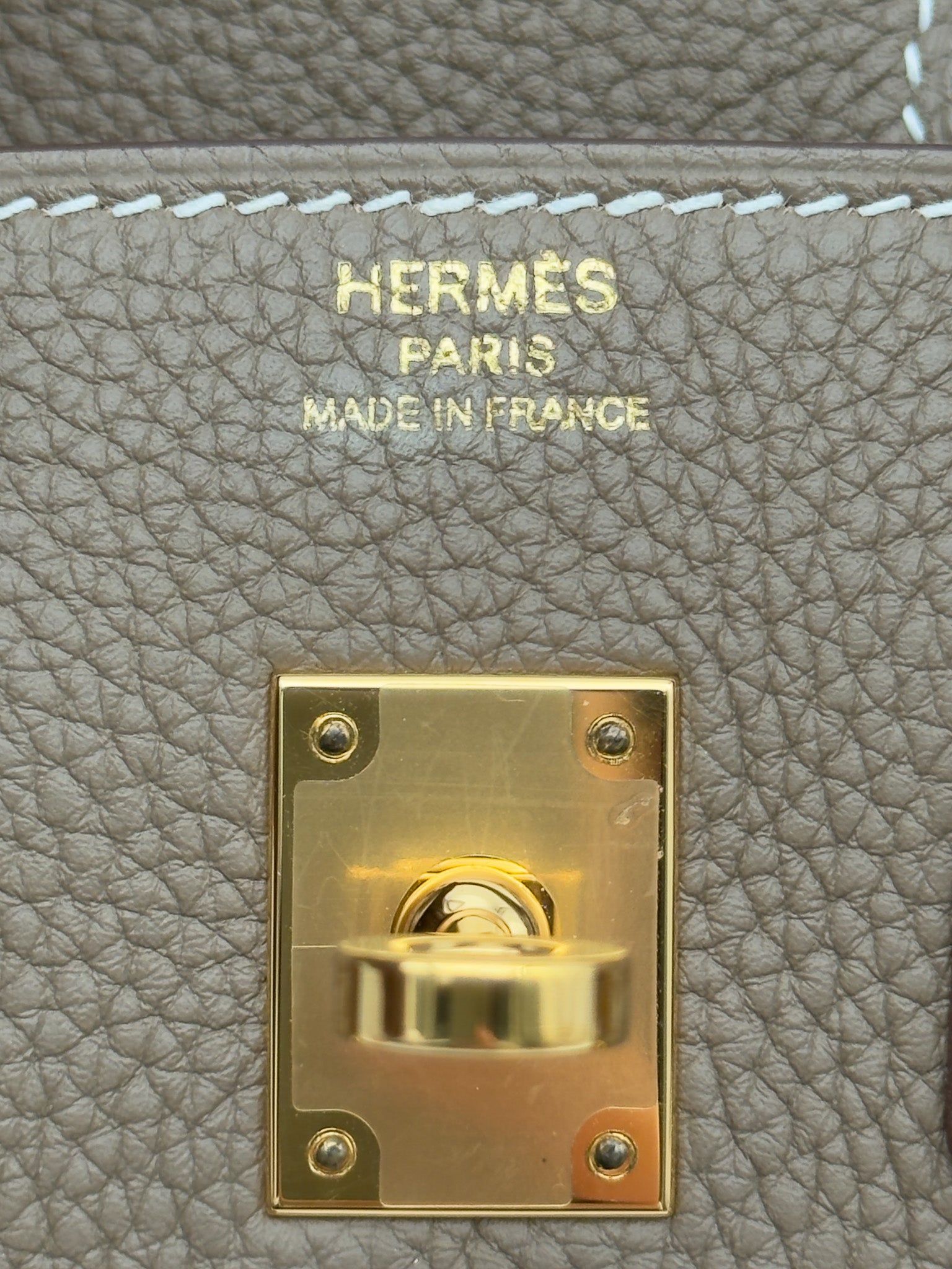 Hermes Togo Birkin 25 Etoupe