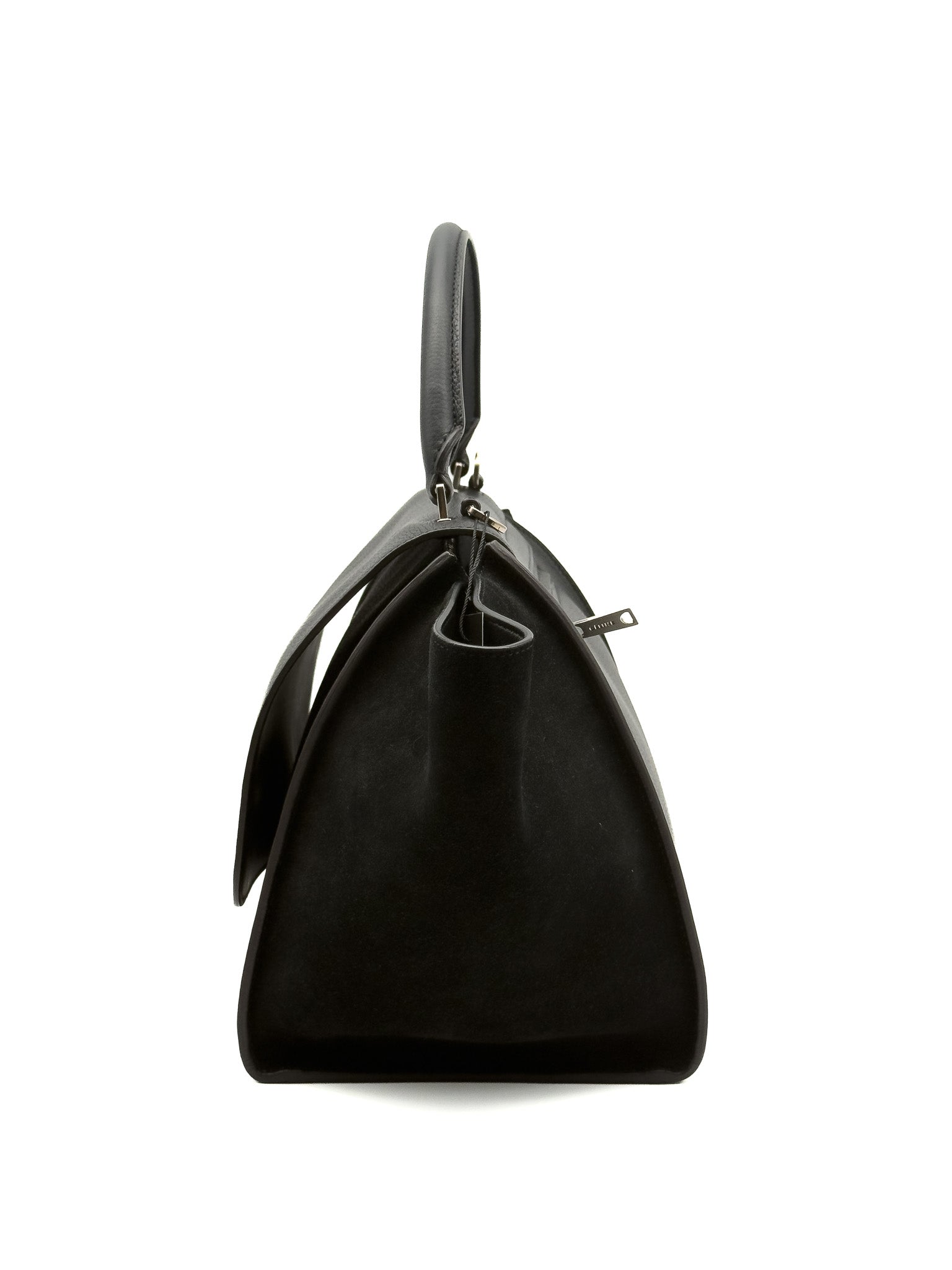 Celine Trapeze Bag Leather Medium Black