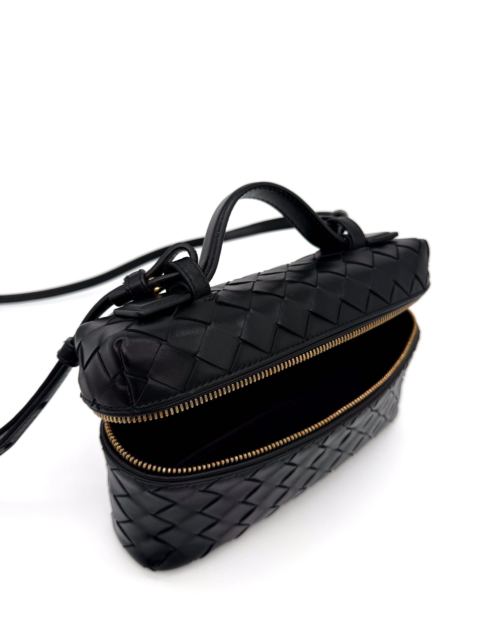 Bottega Veneta Calfskin Intrecciato Bang Bang Vanity Case