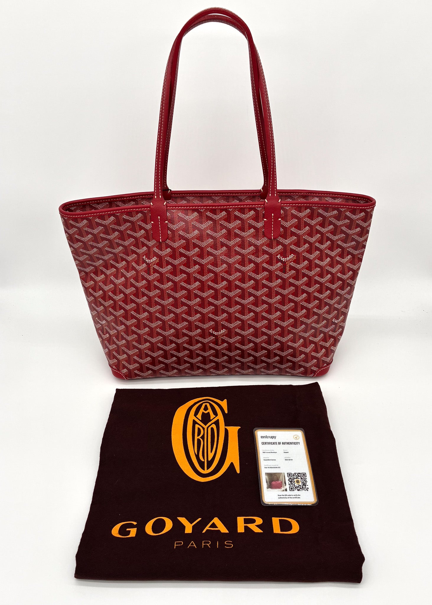 Goyard Goyardine Artois PM Red