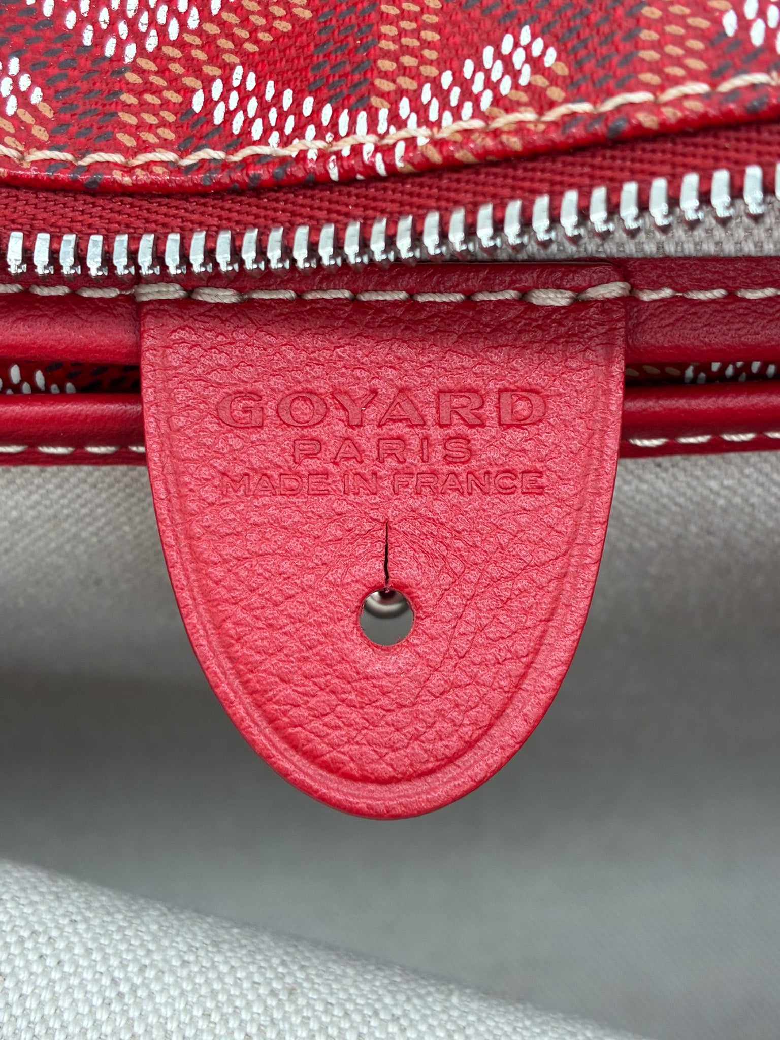 Goyard Goyardine Artois PM Red