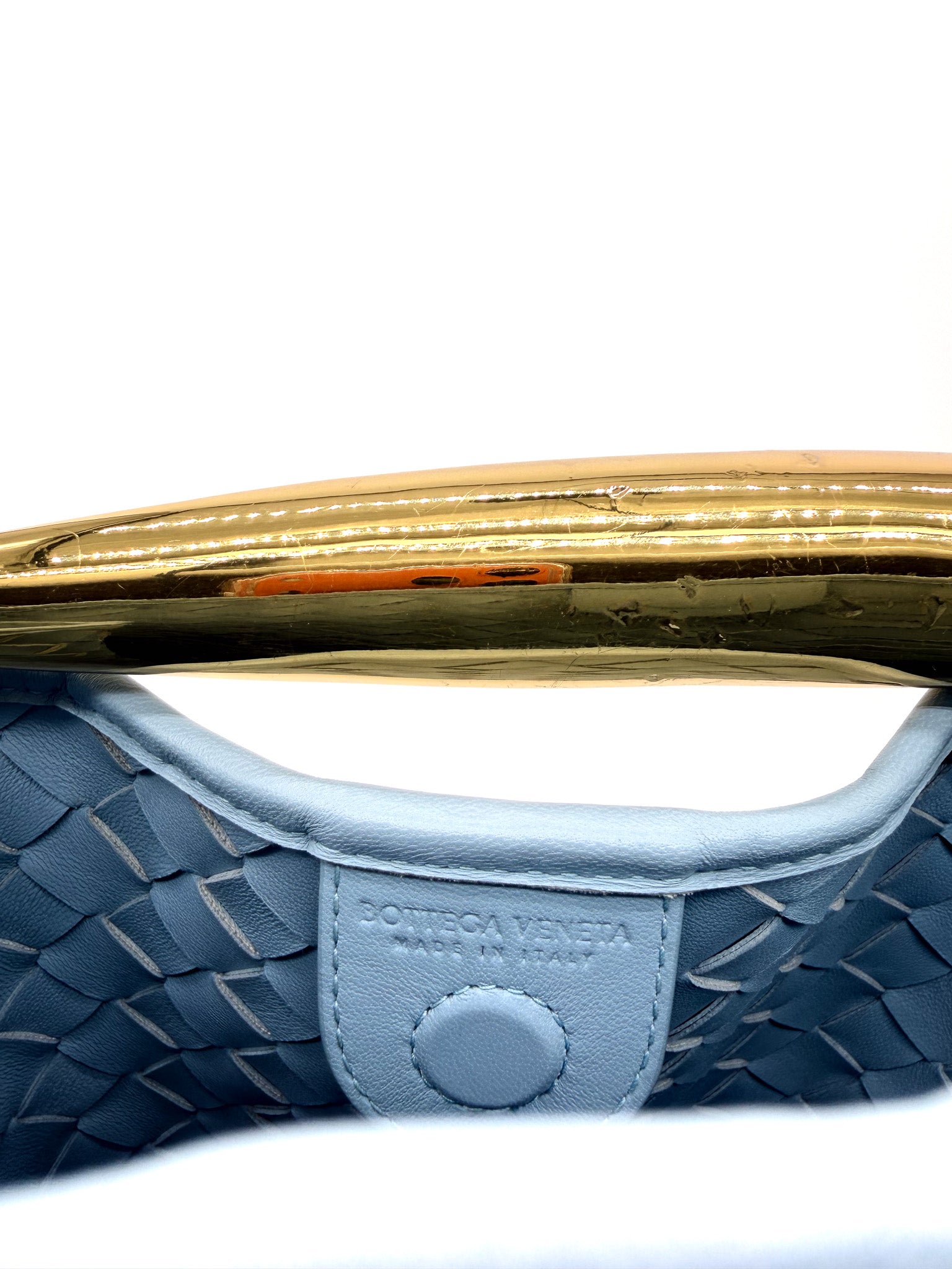 Bottega Veneta Medium Sardine Ice Intrecciato Leather Bag