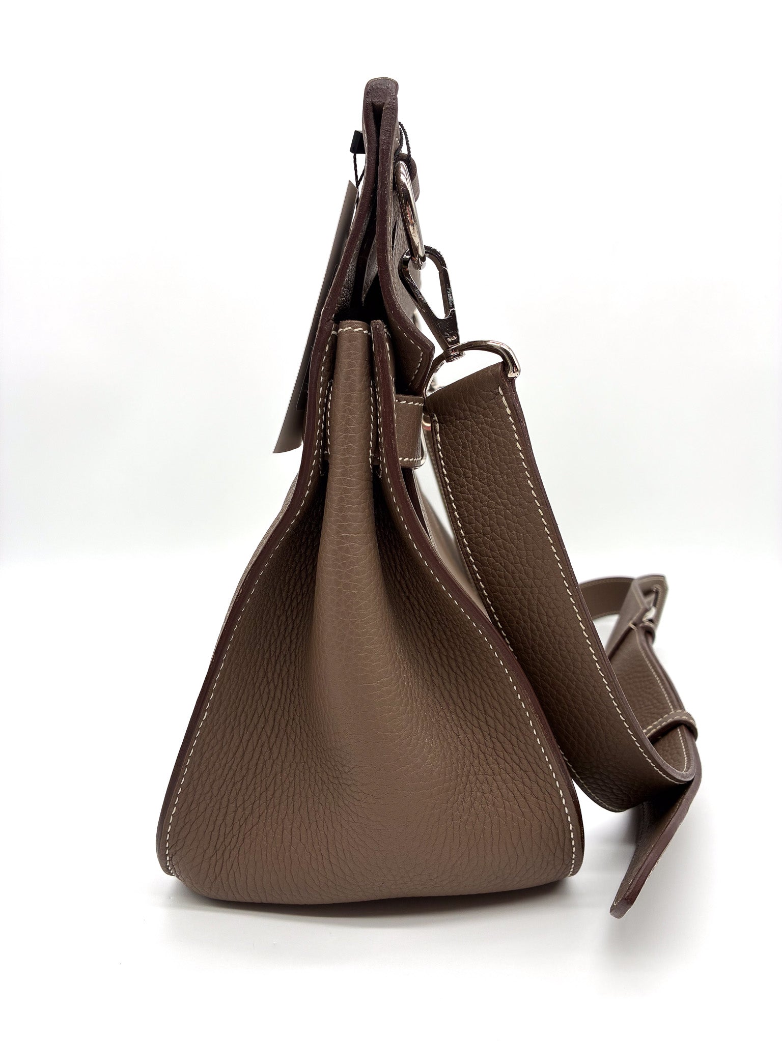 Hermes Taurillon Clemence Jypsiere 28 Etoupe