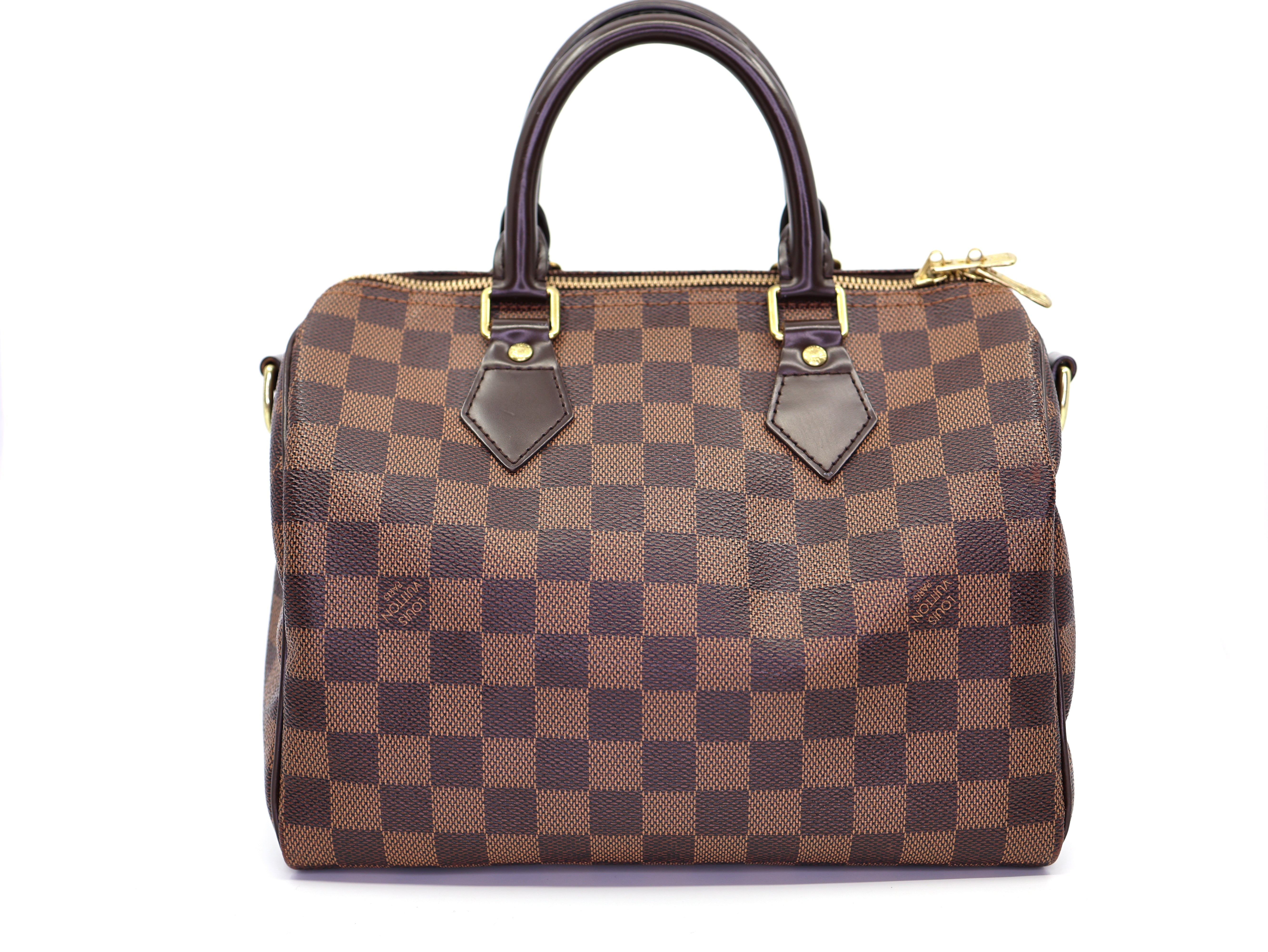 Louis Vuitton Damier Ebene Speedy Bandouliere 25