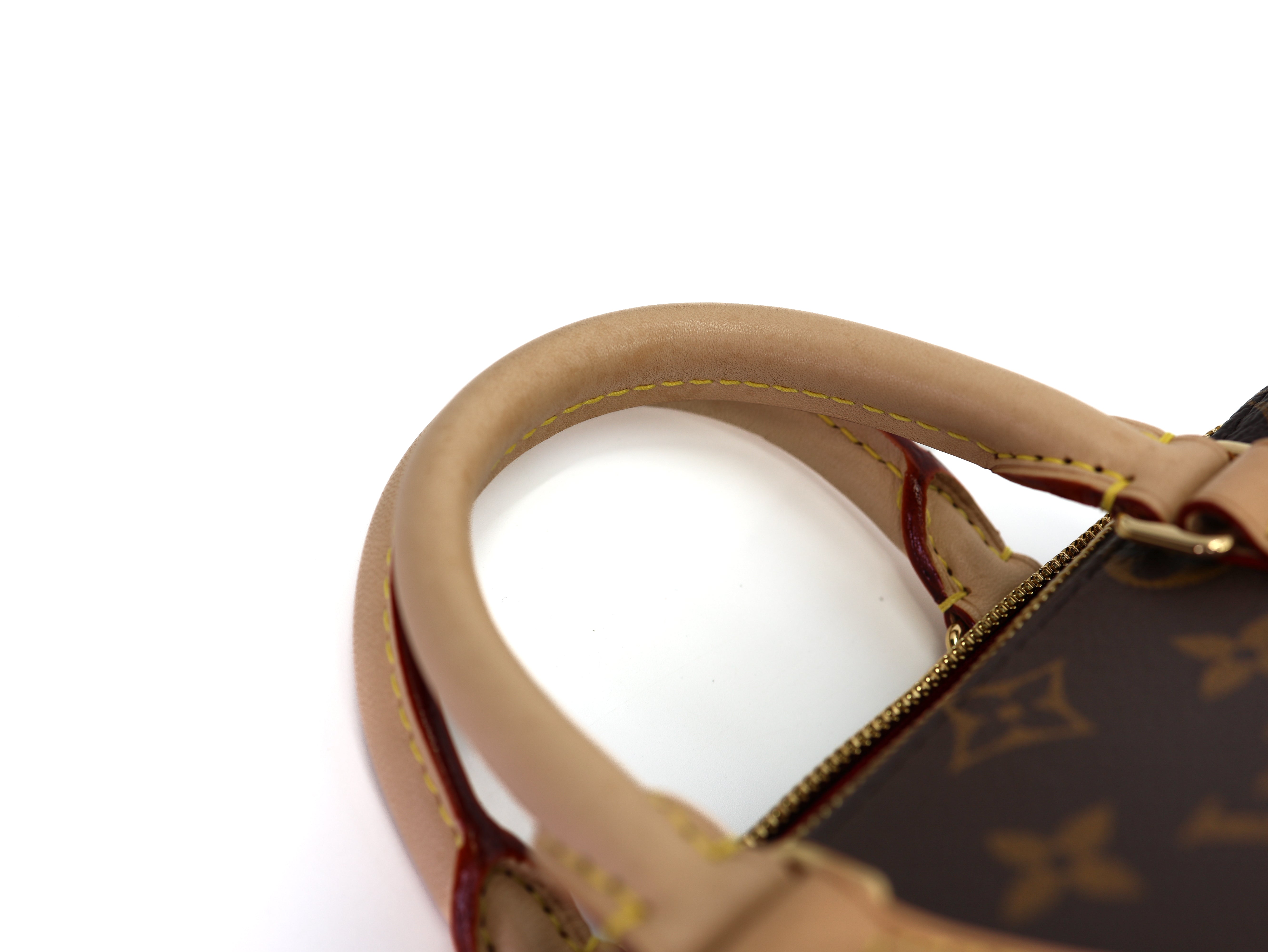Louis Vuitton Monogram Speedy Bandouliere 20 Beige