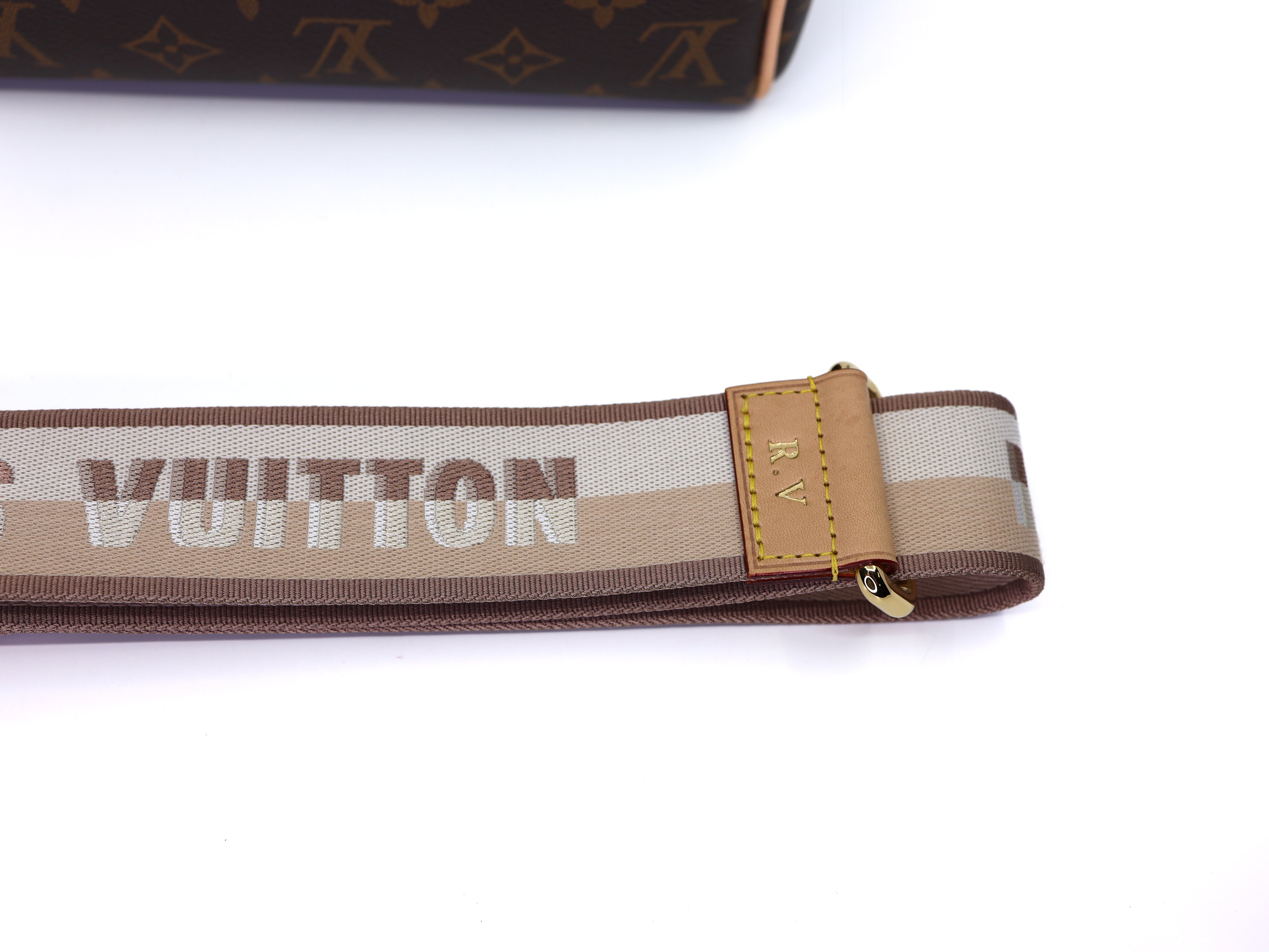 Louis Vuitton Monogram Speedy Bandouliere 20 Beige