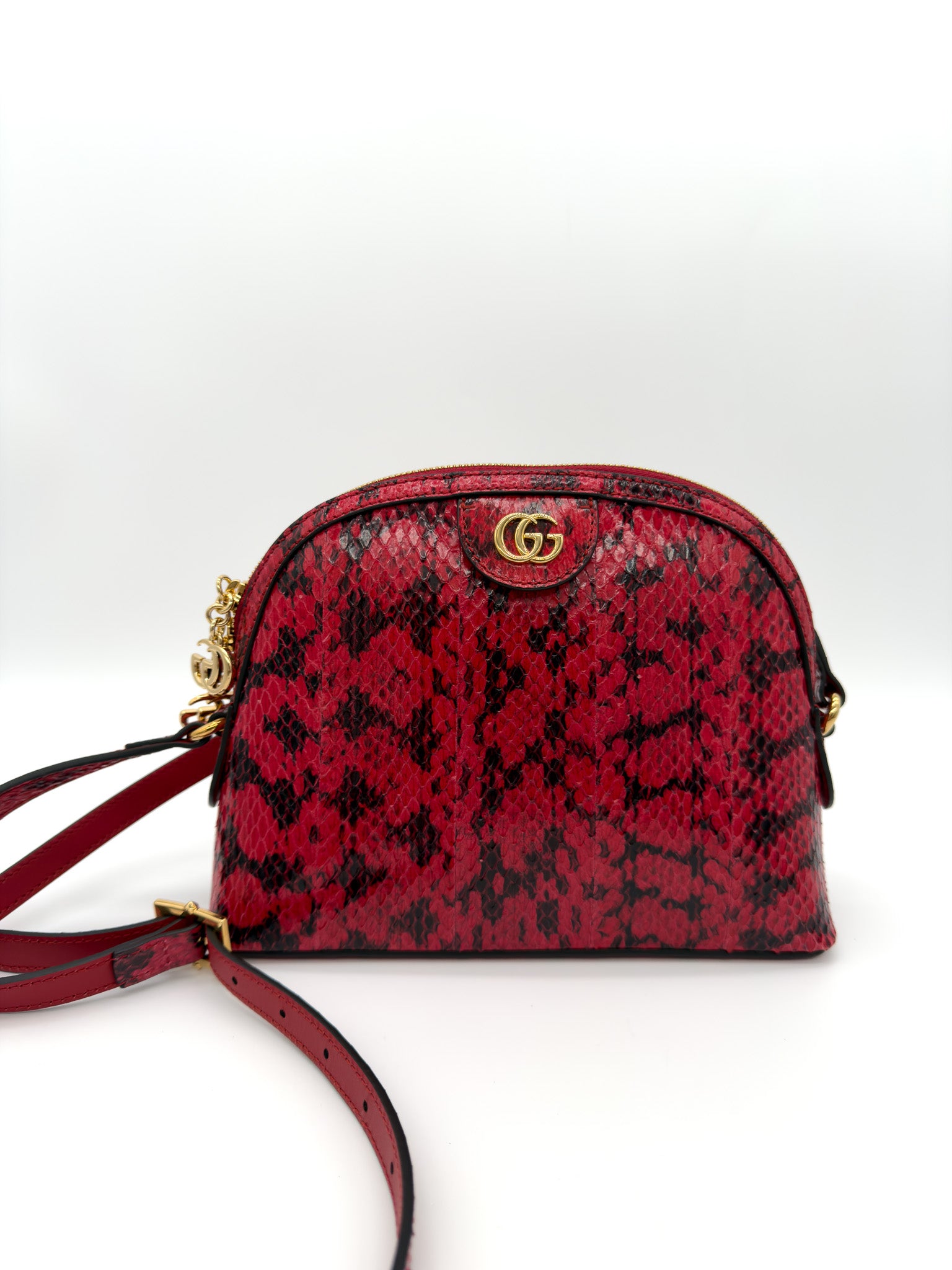 Gucci Ophidia Small Snakeskin Shoulder Bag
