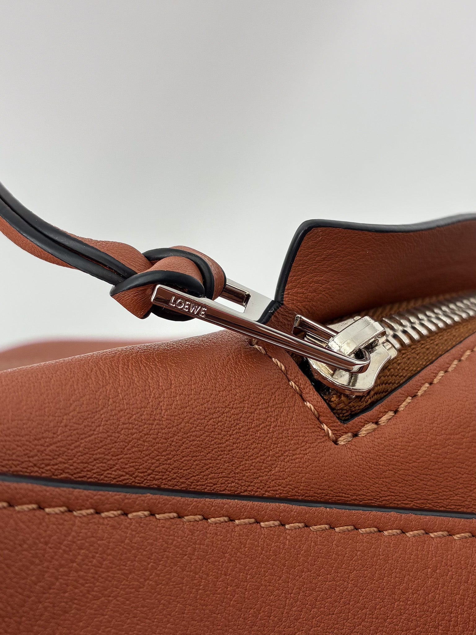 Loewe Hammock Small Shoulder Bag Tan Soft Calfskin Leather SHW
