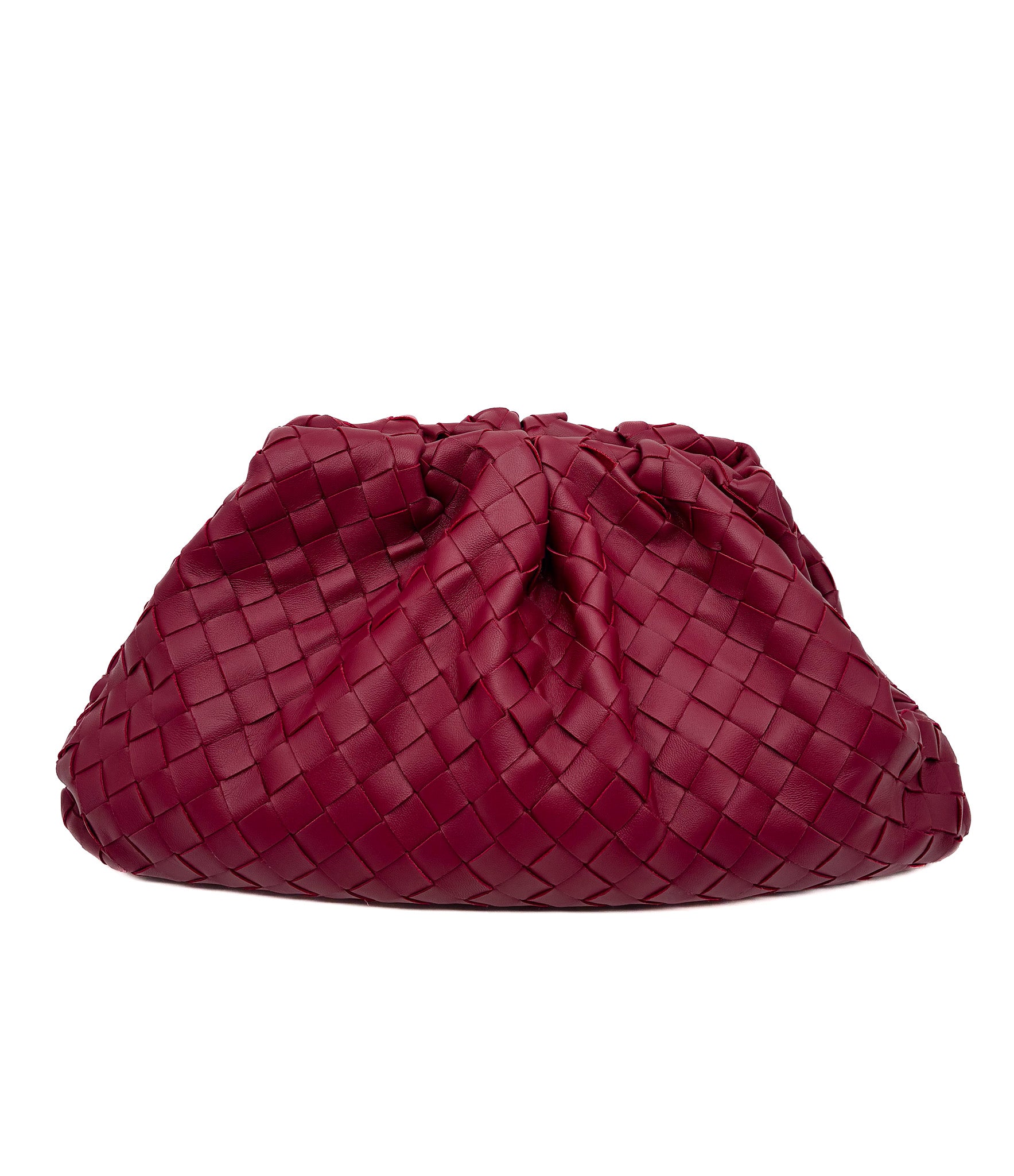 Bottega Veneta Intrecciato Woven Nappa The Pouch Clutch Bag