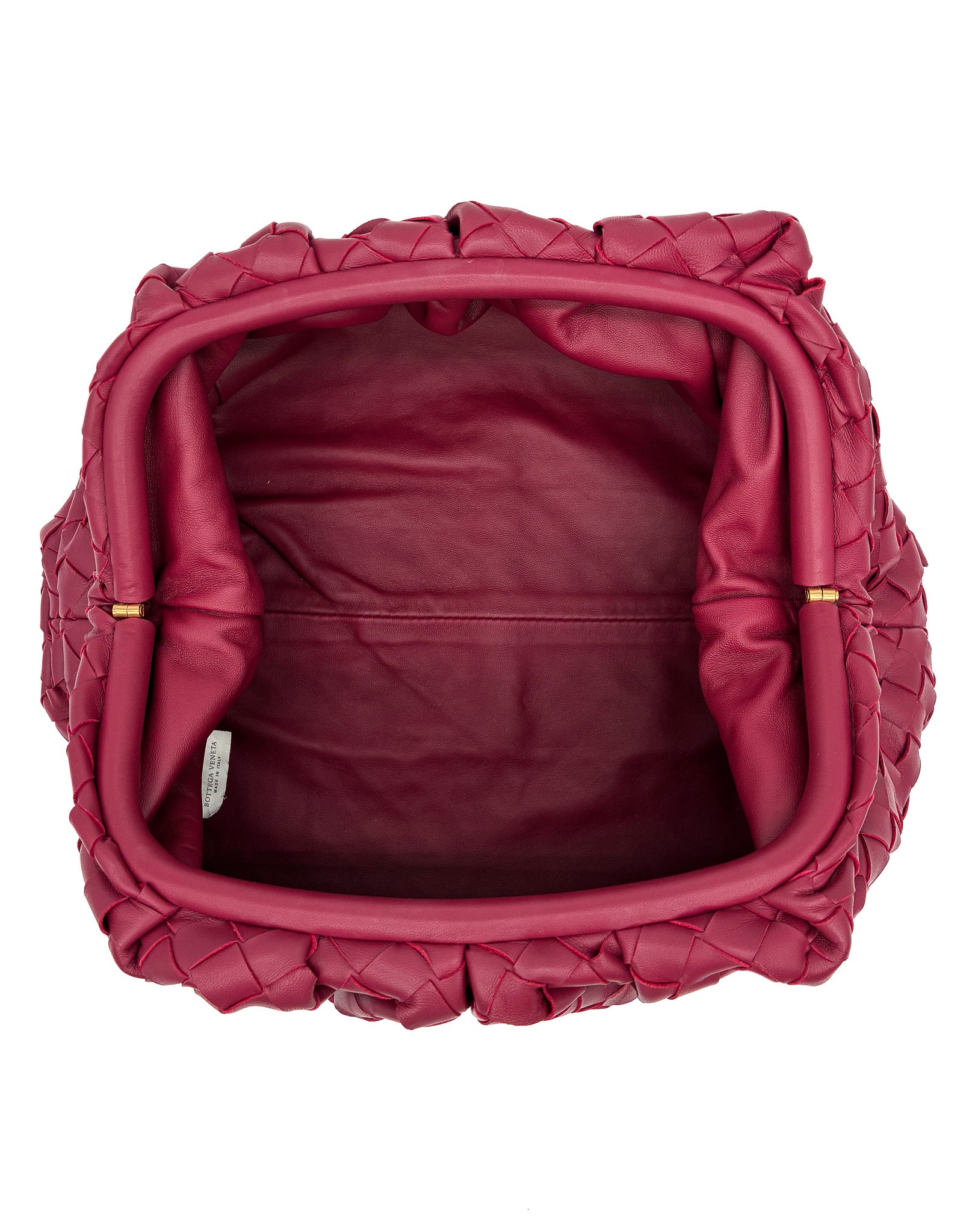 Bottega Veneta Intrecciato Woven Nappa The Pouch Clutch Bag