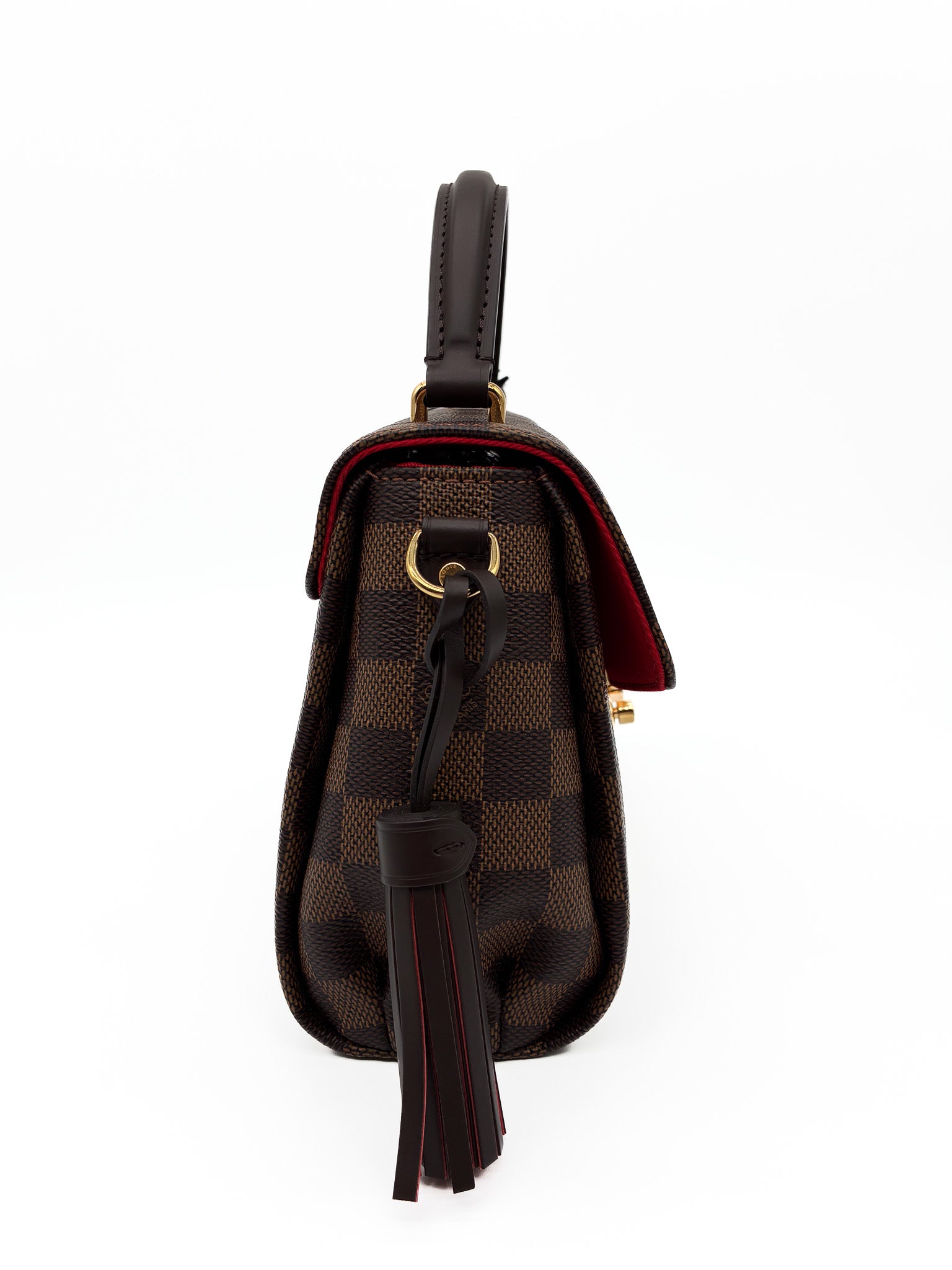 LOUIS VUITTON Croisette Damier Ebene Brown GHW