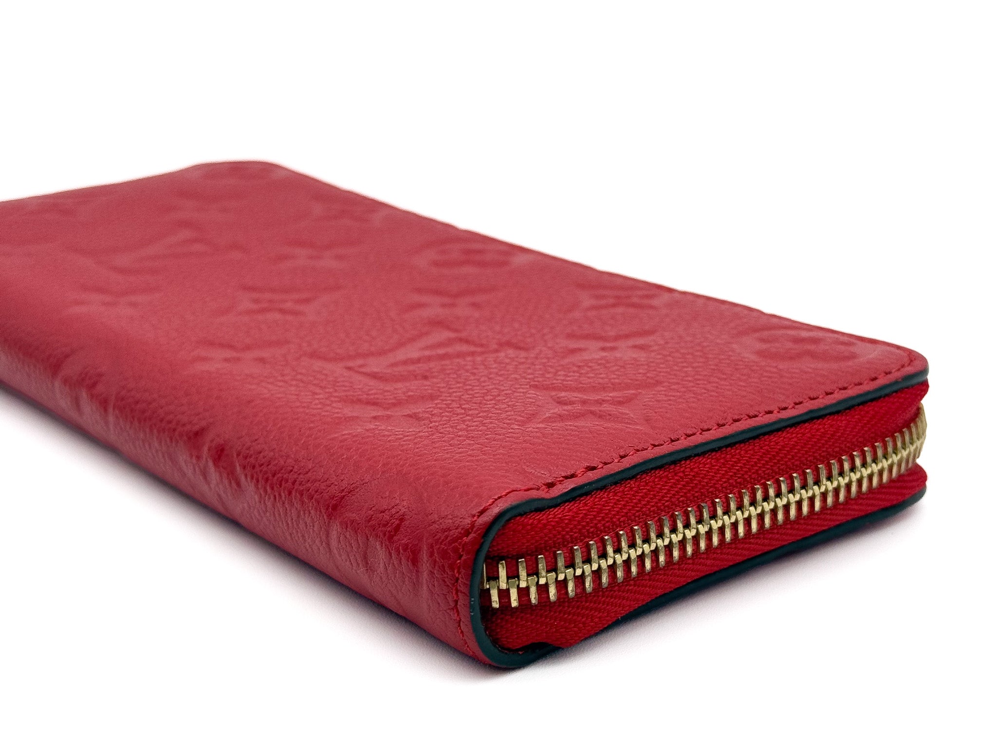 Louis Vuitton Clemence Long Wallet Red