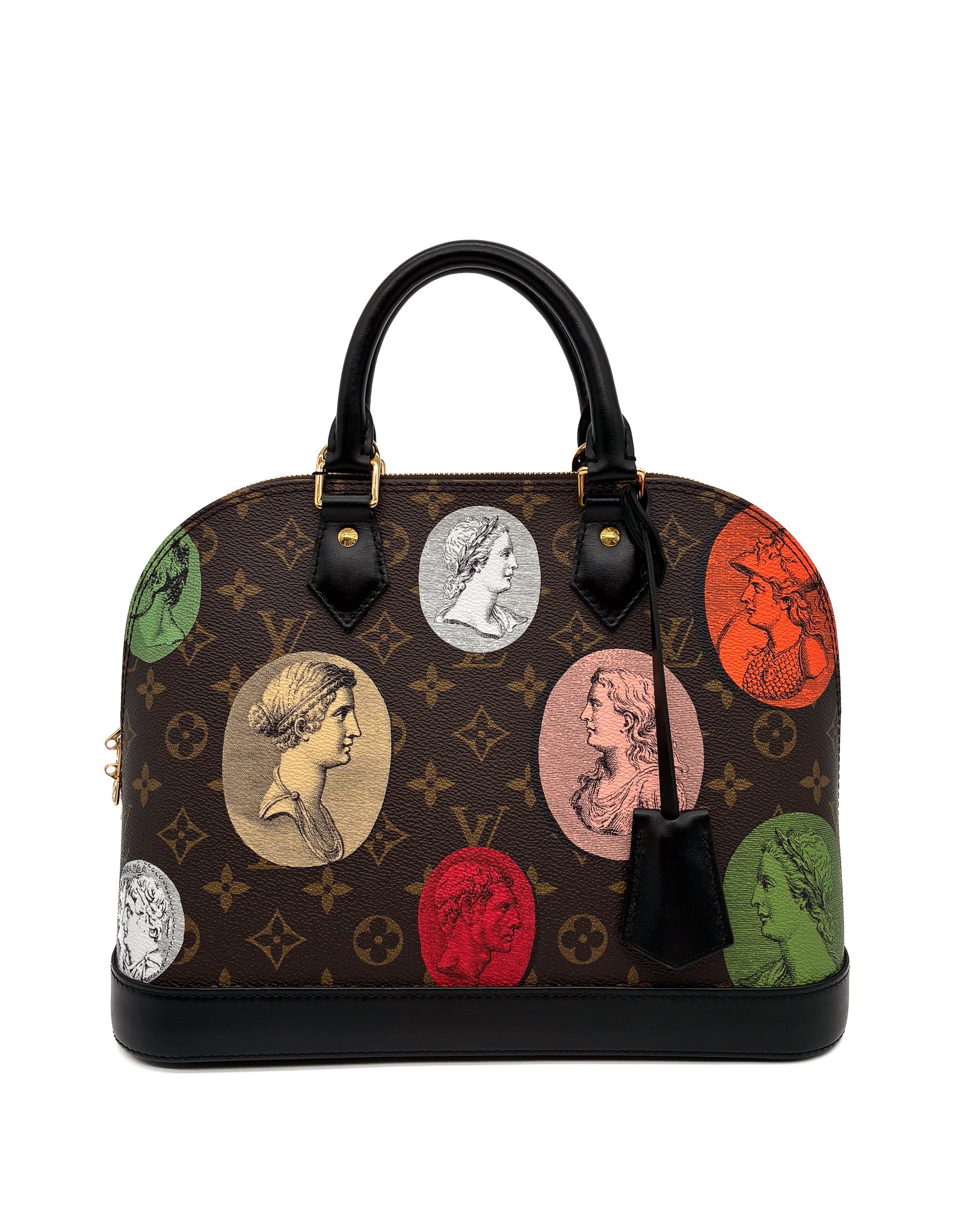 LOUIS VUITTON X FORNASETTI Monogram Cameo Alma PM