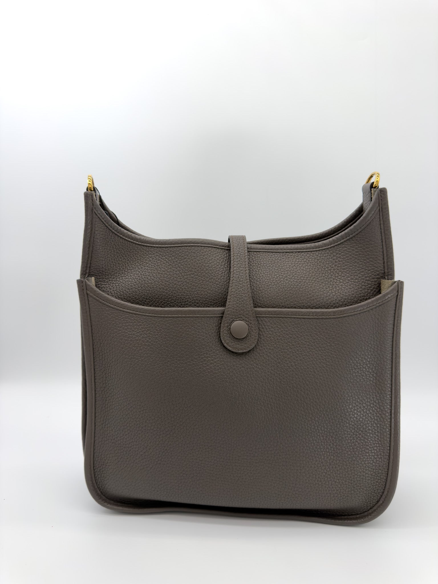 Hermes Taurillon Clemence EVELYNE III 29 PM Etain
