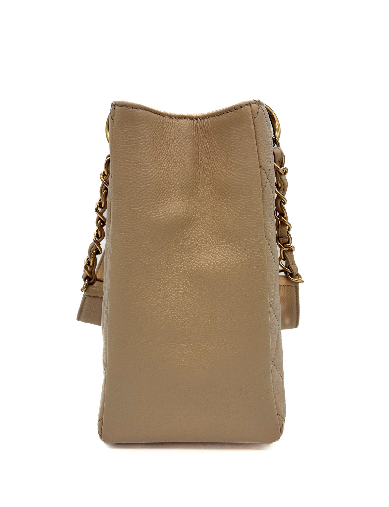 CHANEL GST GRAND SHOPPING TOTE BEIGE CAVIAR GHW