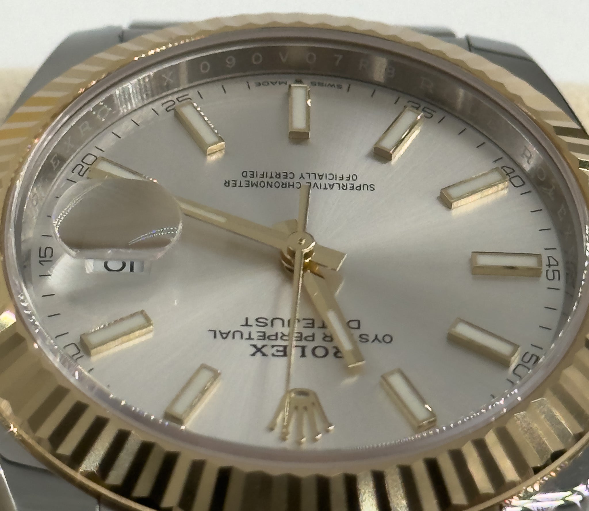 Rolex Datejust 41 Steel Yellow Gold Silver Dial Oyster 126333