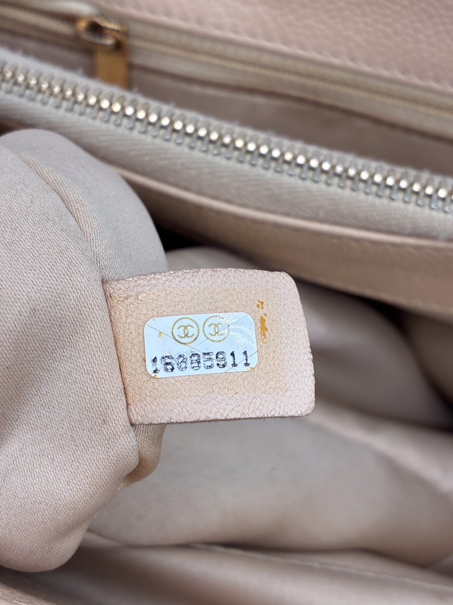 CHANEL GST GRAND SHOPPING TOTE BEIGE CAVIAR GHW