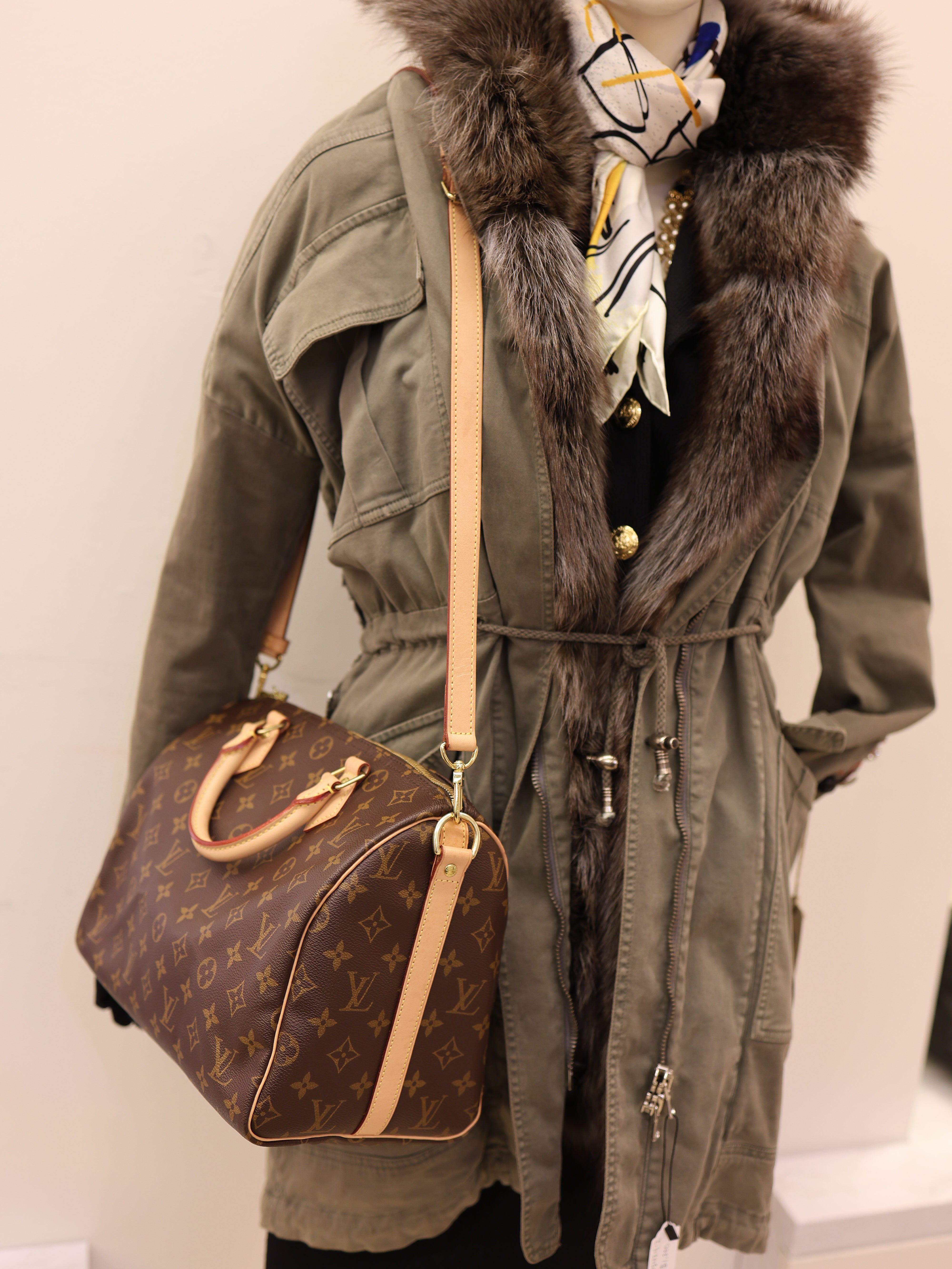 Louis Vuitton Monogram Speedy Bandouliere 30