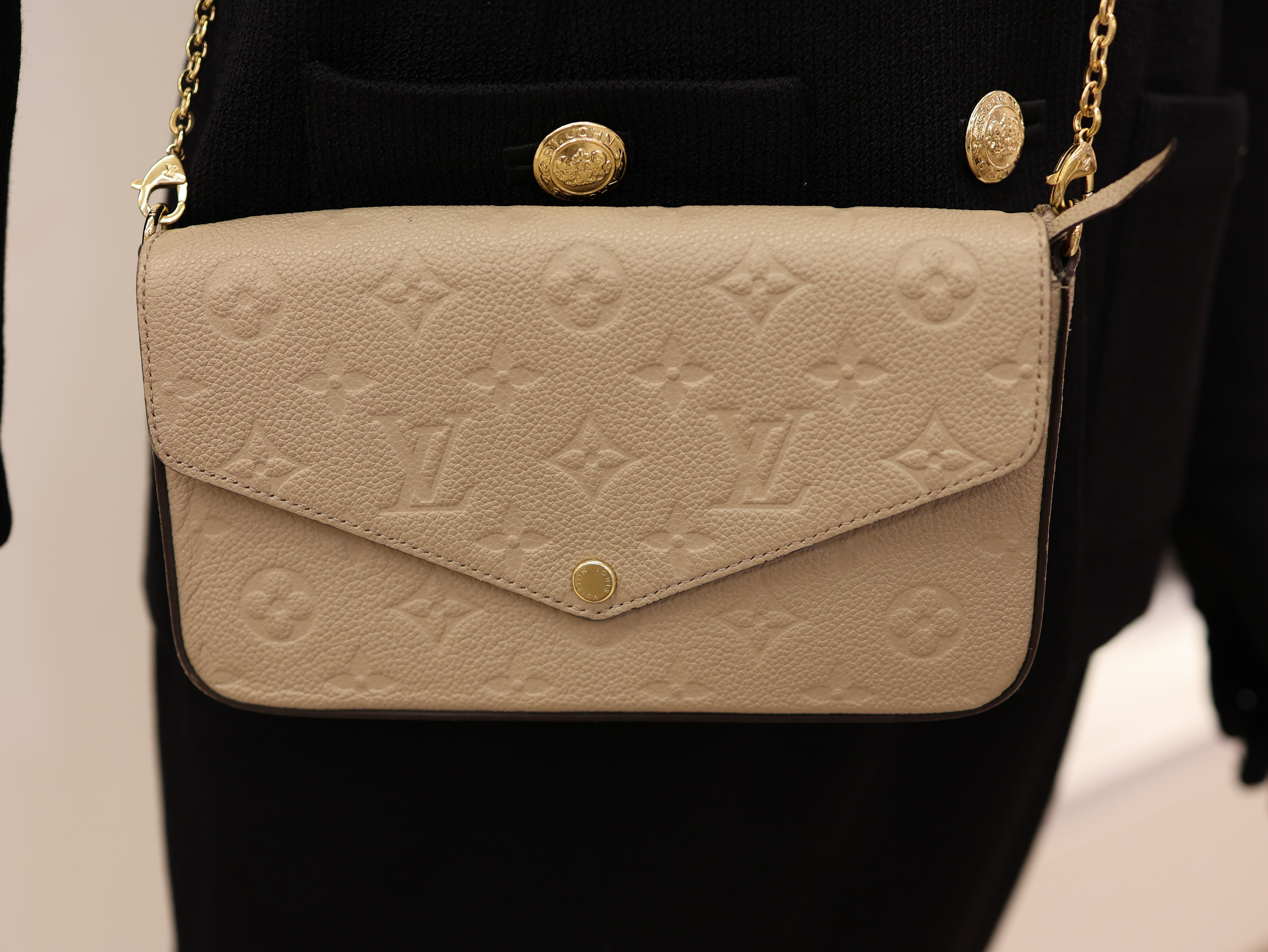Louis Vuitton Empreinte Pochette Felicie Chain Wallet