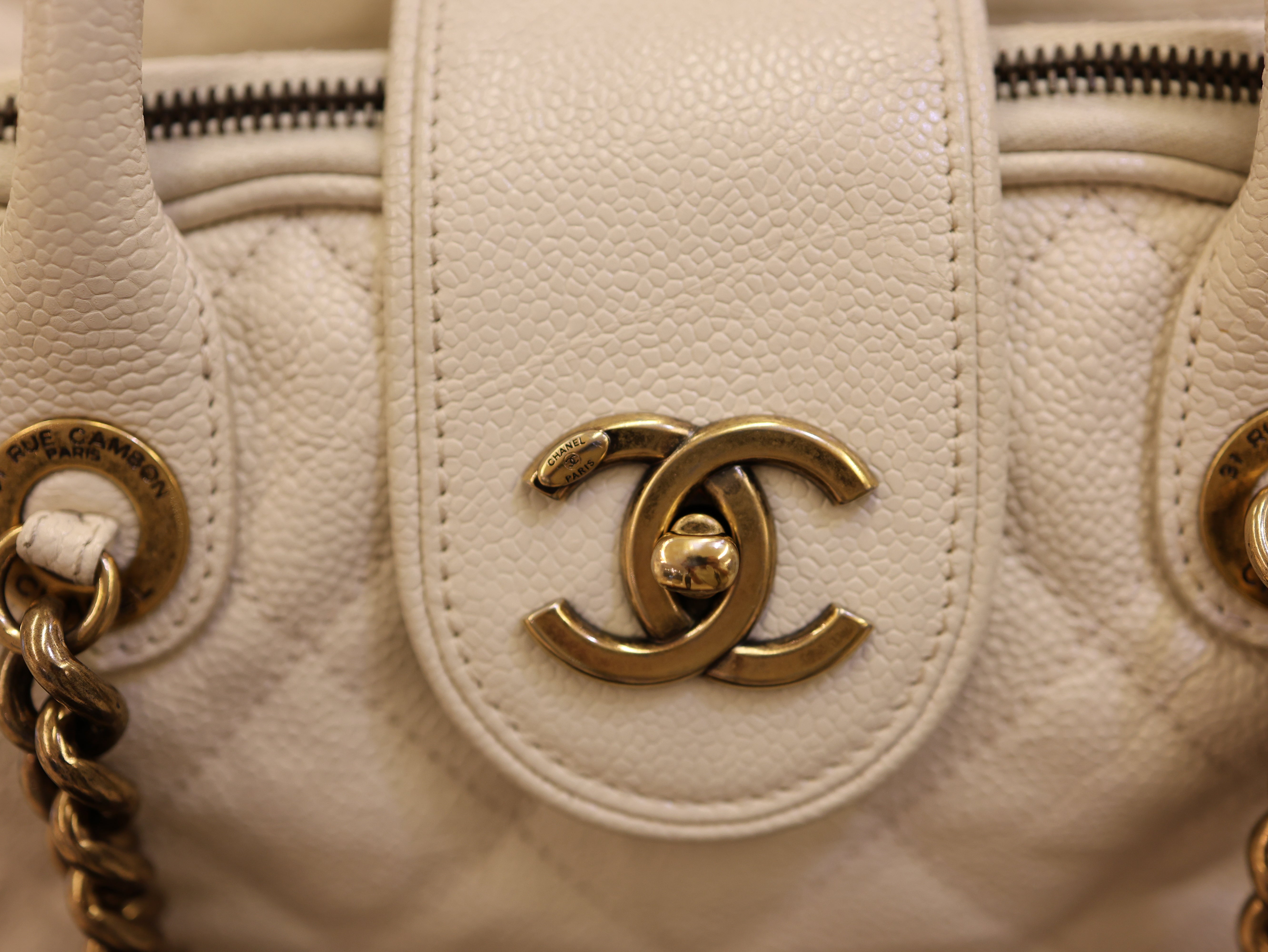 Chanel Bowling Bag leather bowling bag