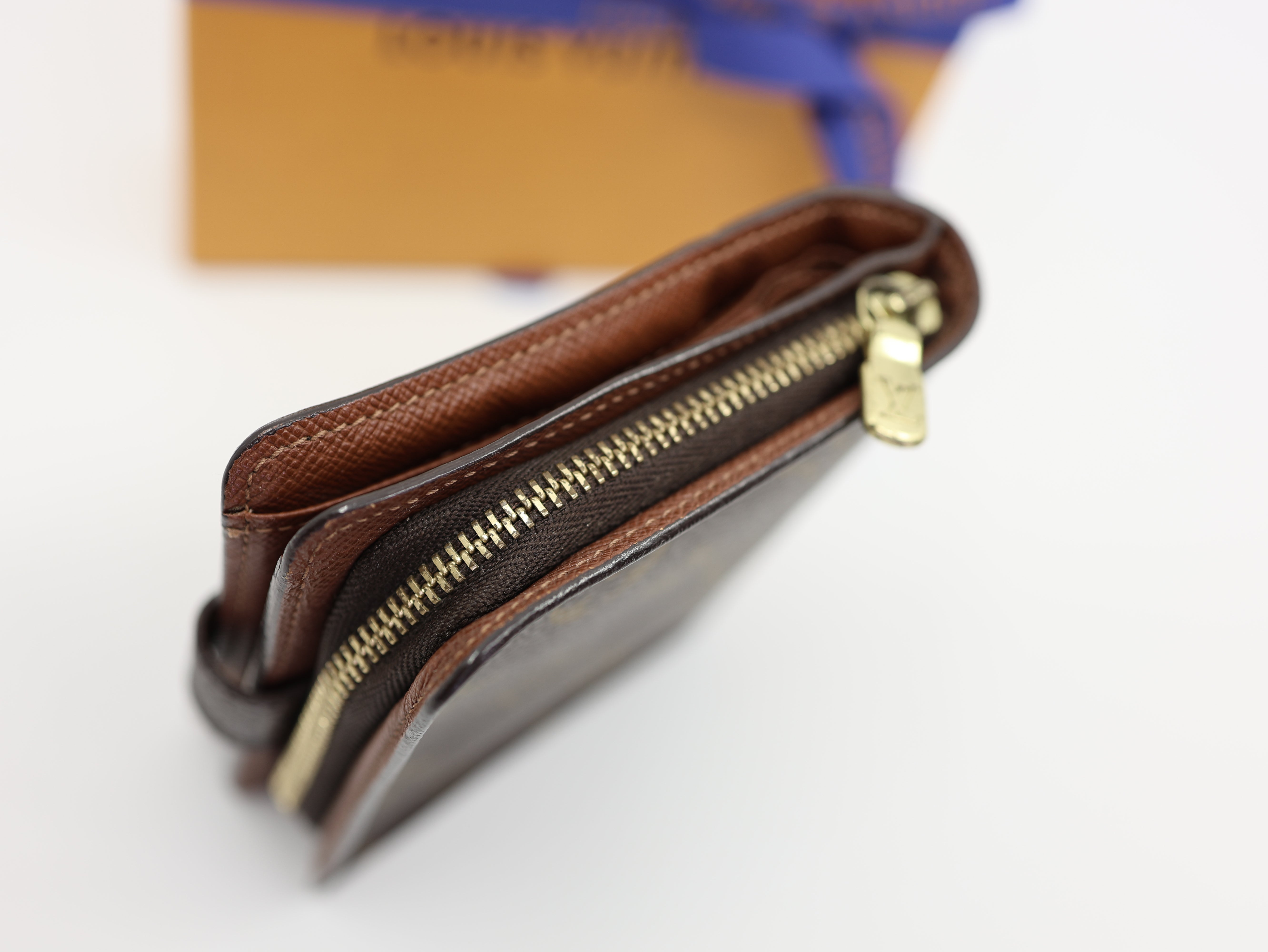Louis Vuitton Compact Zippe Wallet Monogram Canvas