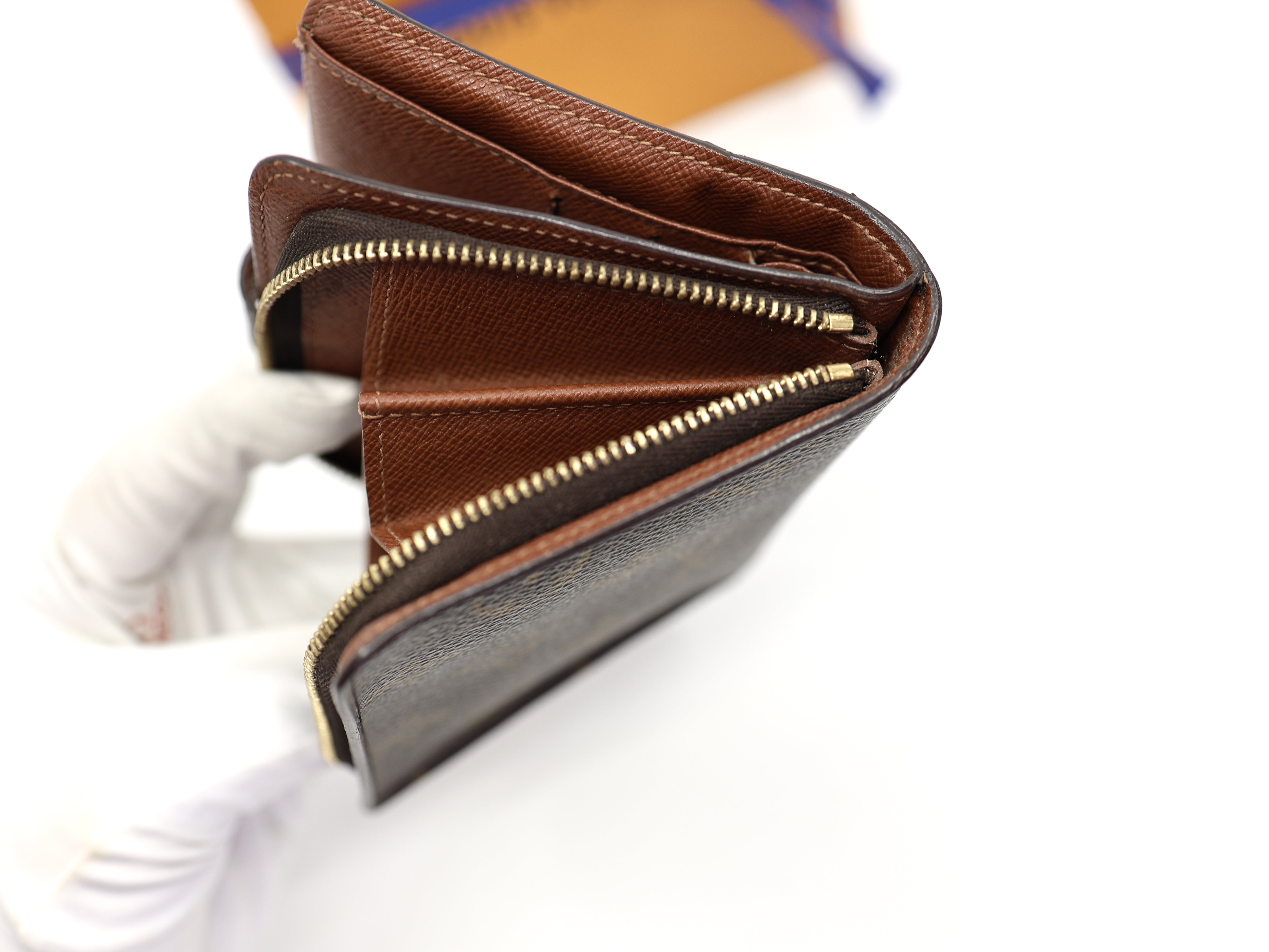 Louis Vuitton Compact Zippe Wallet Monogram Canvas