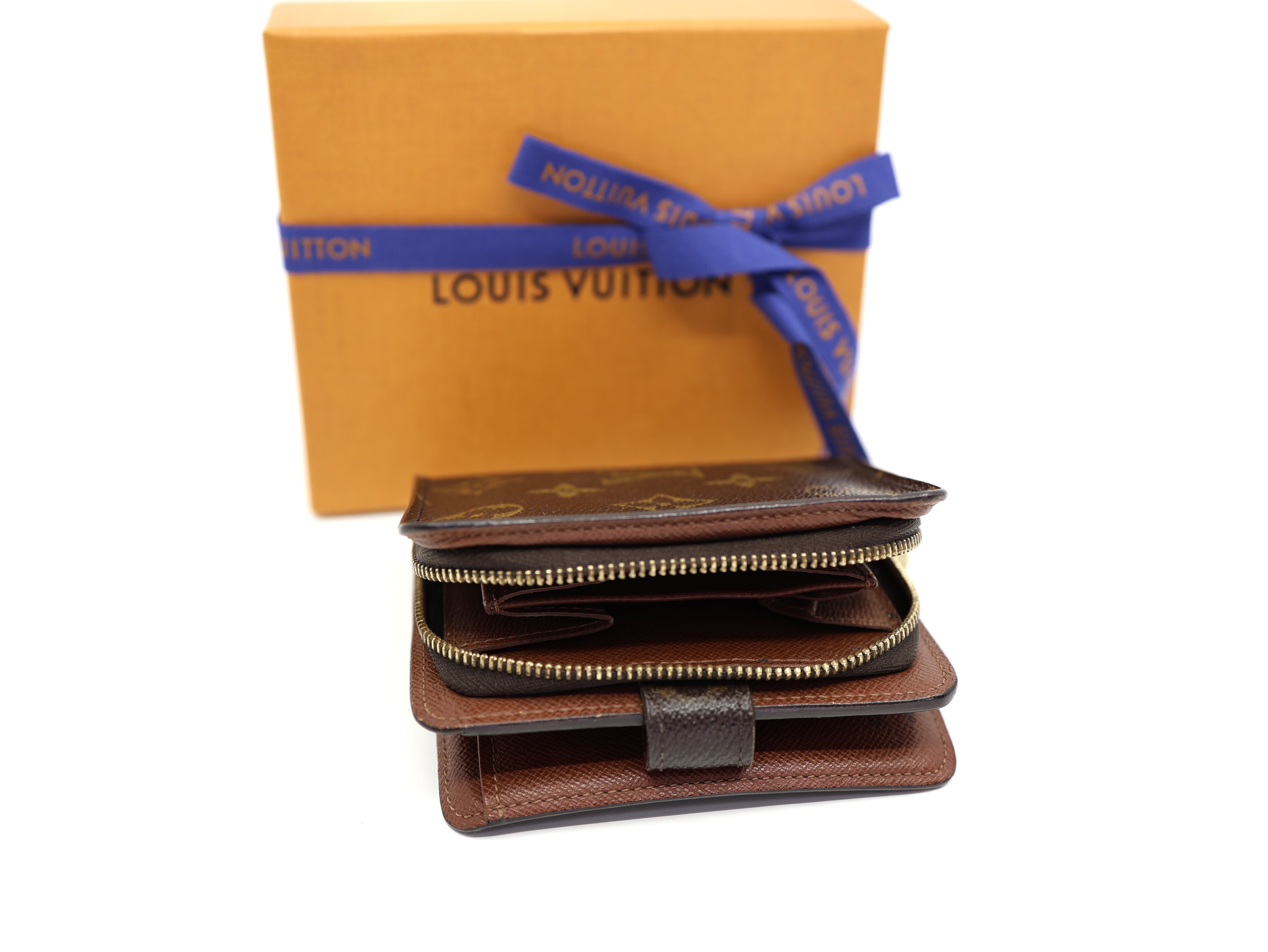 Louis Vuitton Compact Zippe Wallet Monogram Canvas