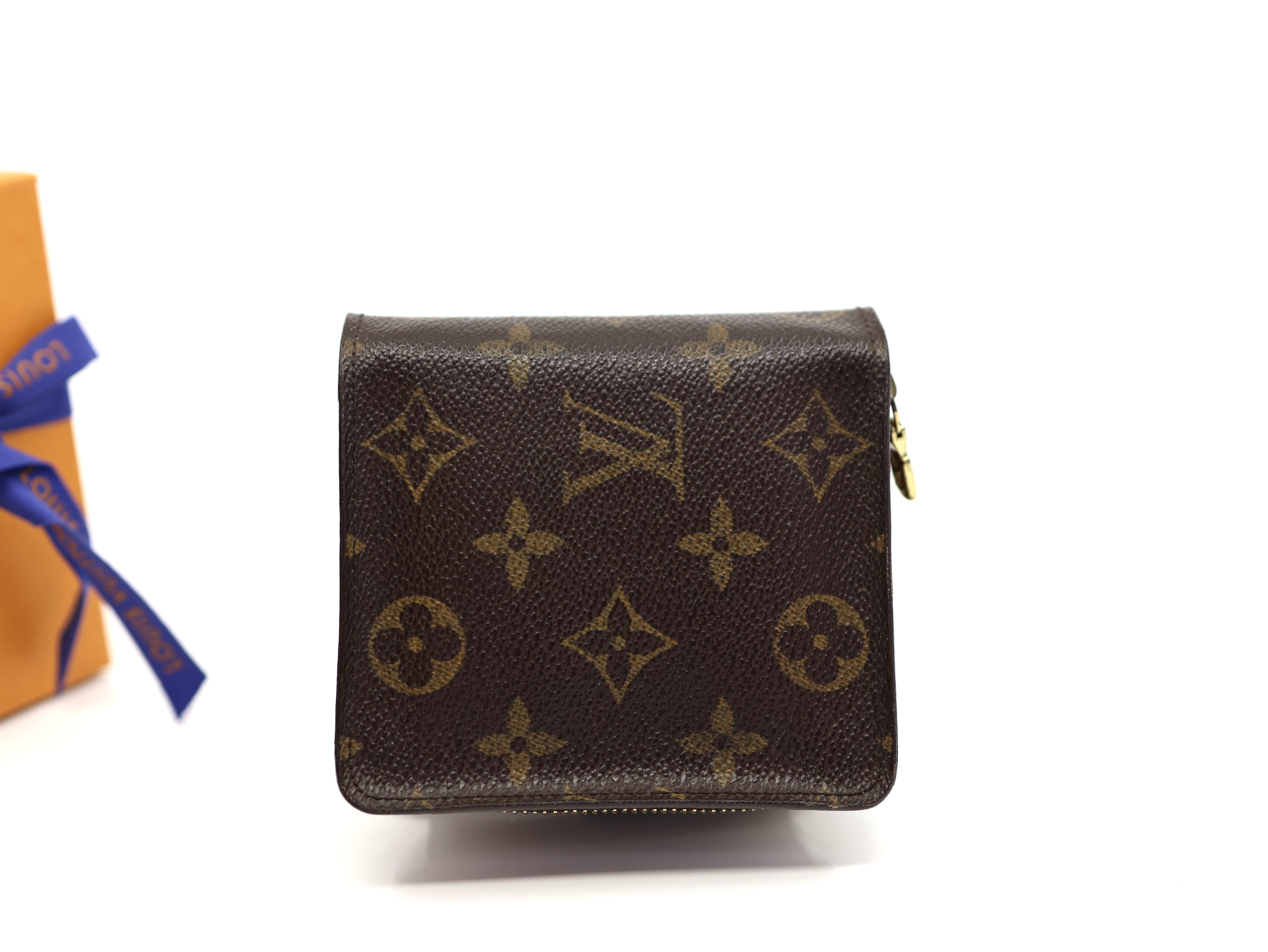 Louis Vuitton Compact Zippe Wallet Monogram Canvas