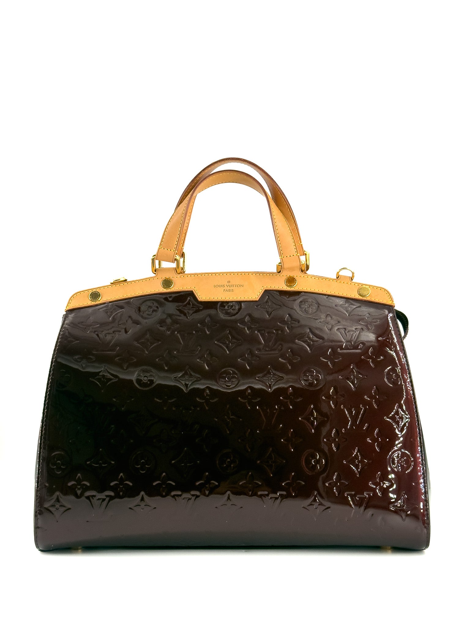 Louis Vuitton Brea Handbag Monogram Vernis GM tote bag