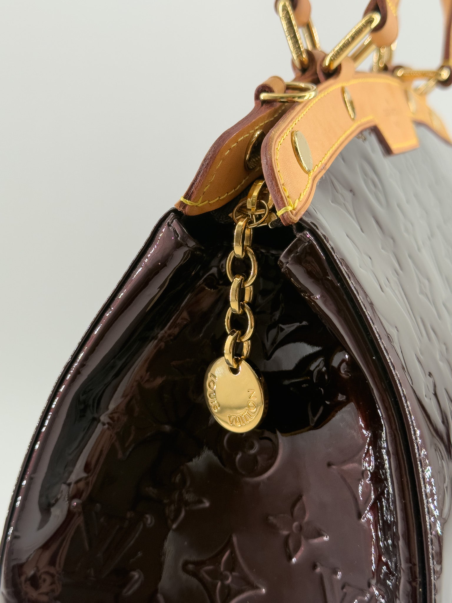 Louis Vuitton Brea Handbag Monogram Vernis GM tote bag