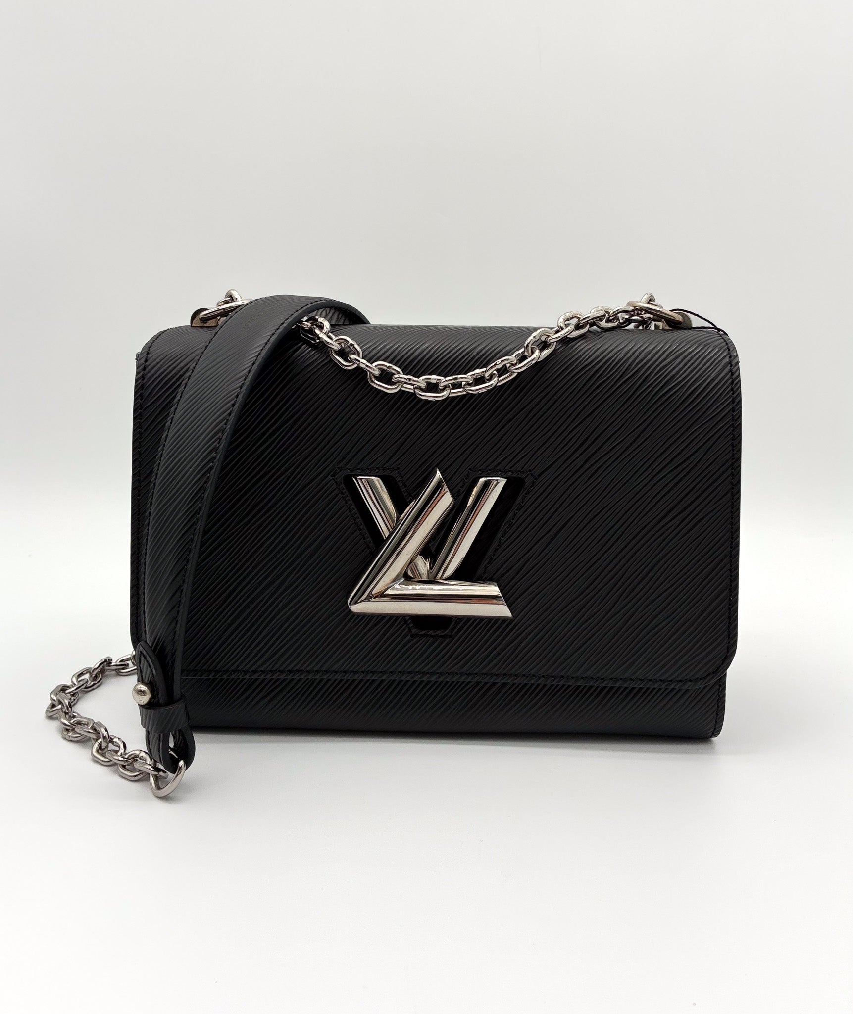 Louis Vuitton Twist Epi MM Black SHW