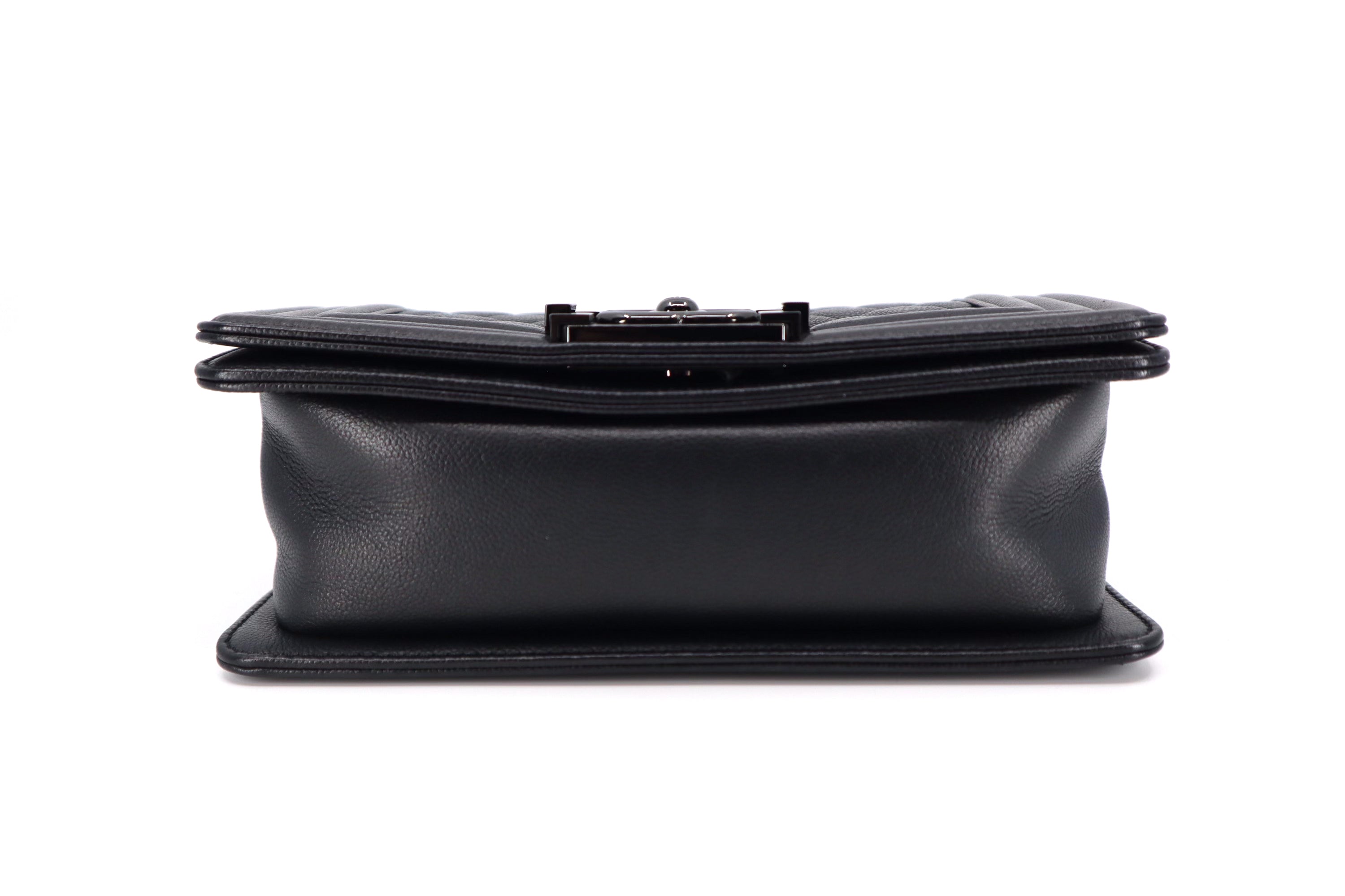 Chanel Boy Small Caviar So Black BHW
