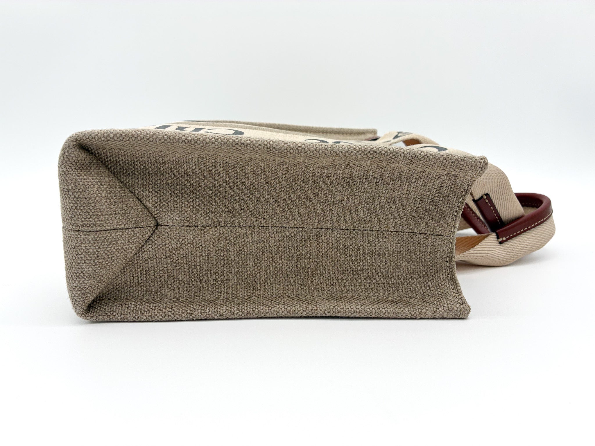 Chloe Woody Small Tote Bag Tan