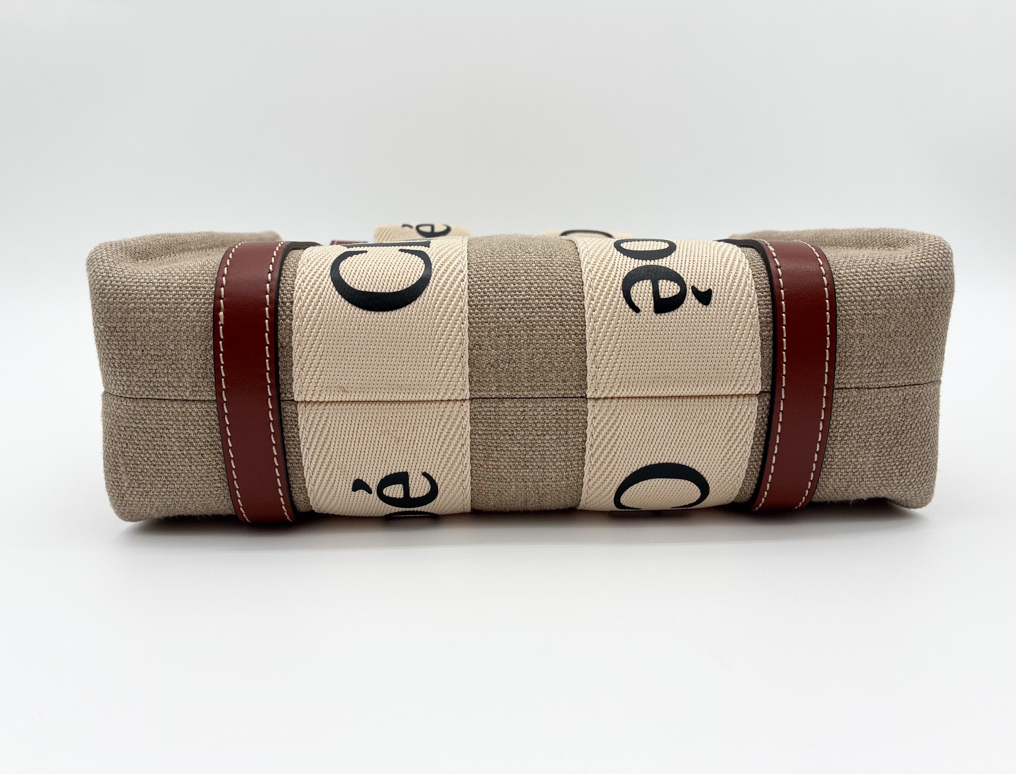 Chloe Woody Small Tote Bag Tan