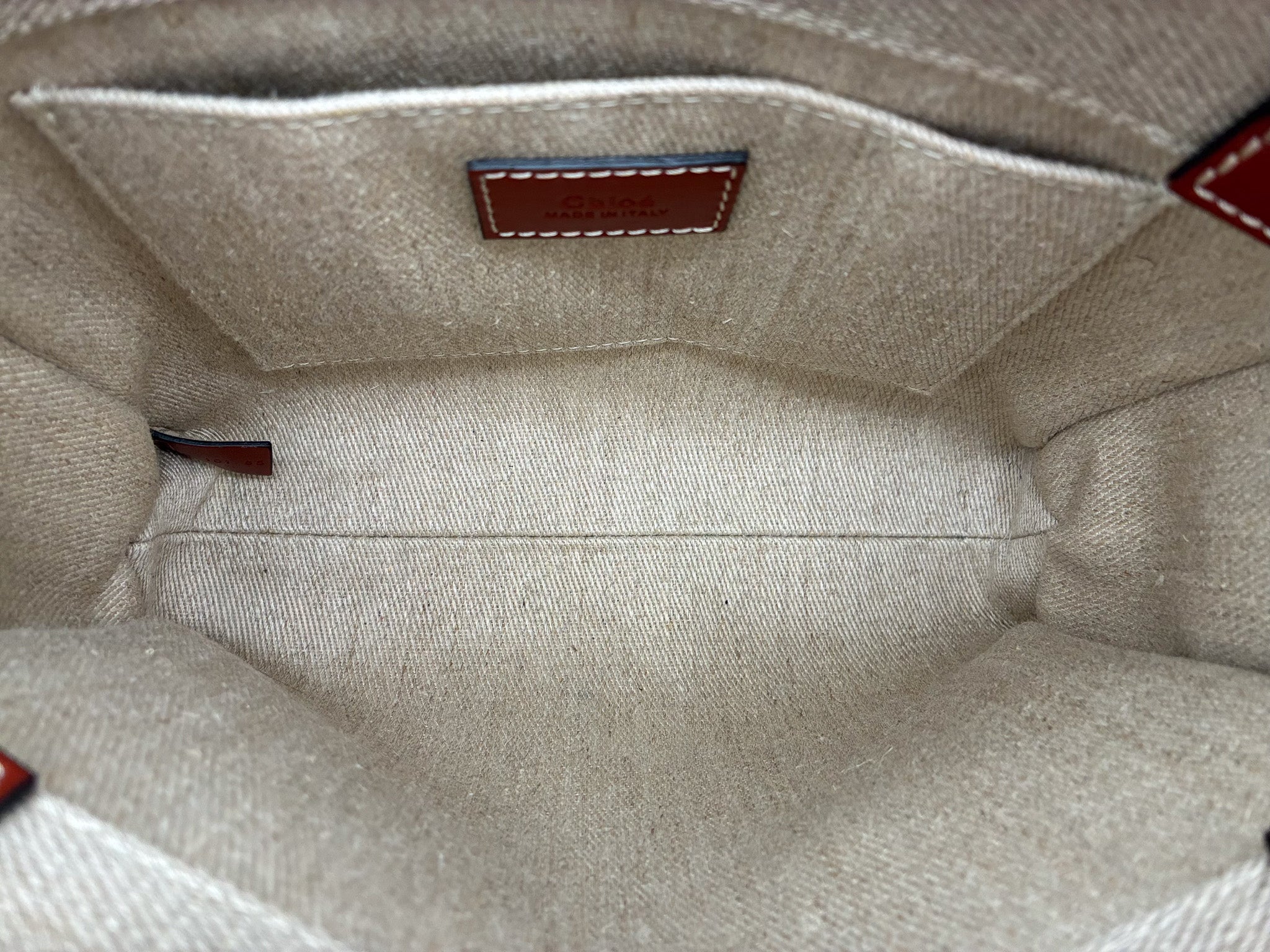 Chloe Woody Small Tote Bag Tan