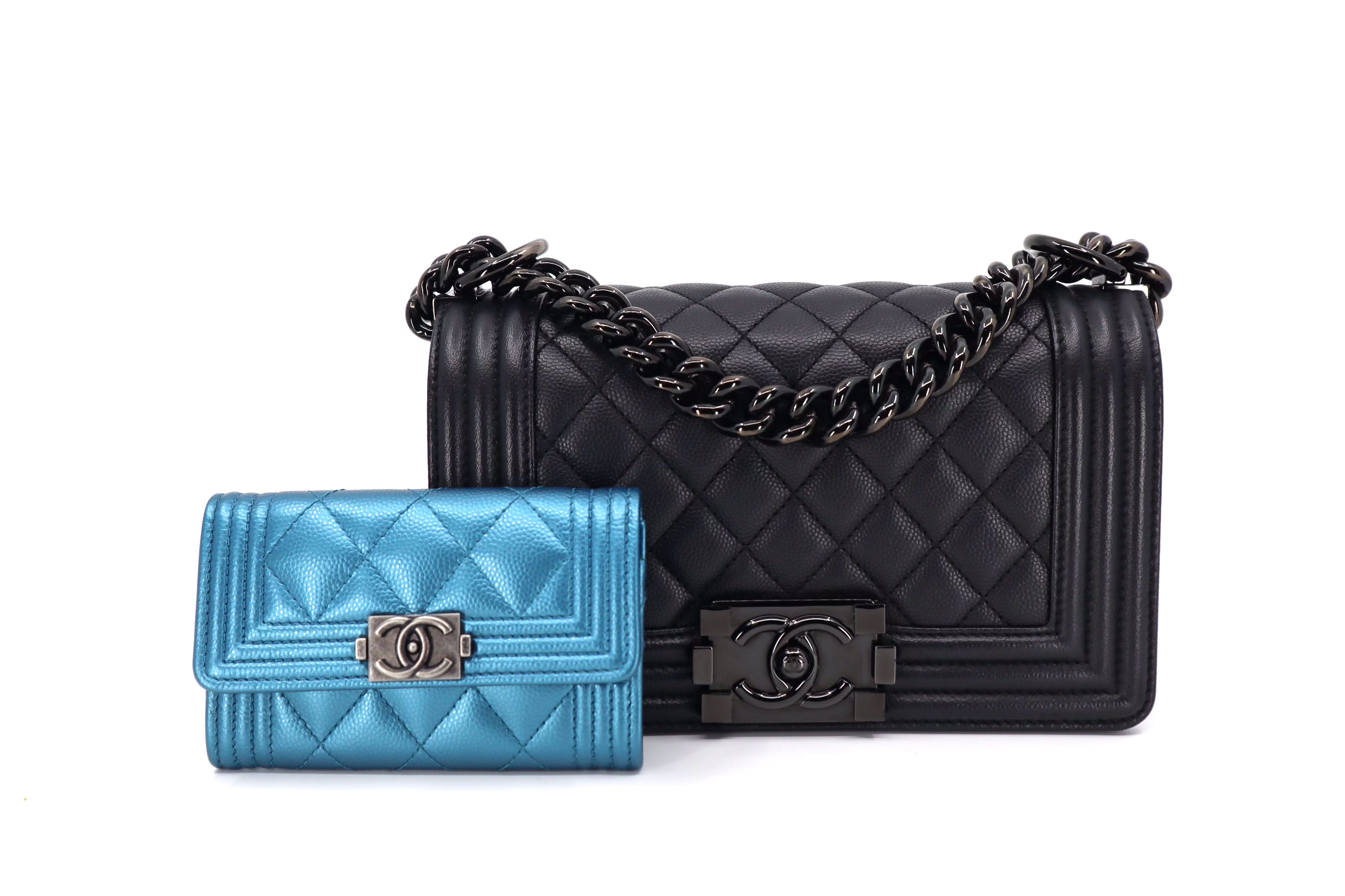 Chanel Boy Small Caviar So Black BHW