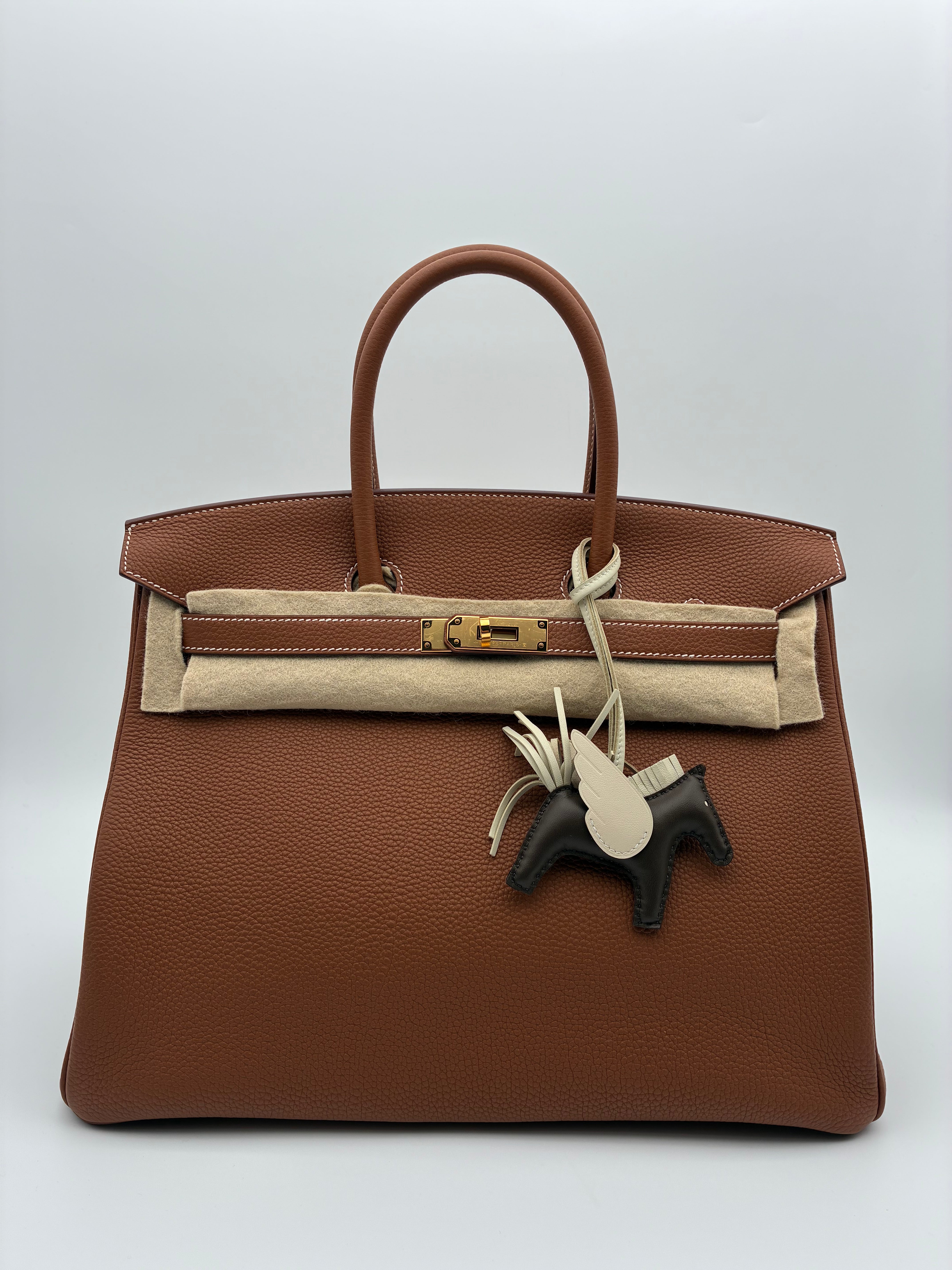 Hermes Togo Birkin 35 Gold