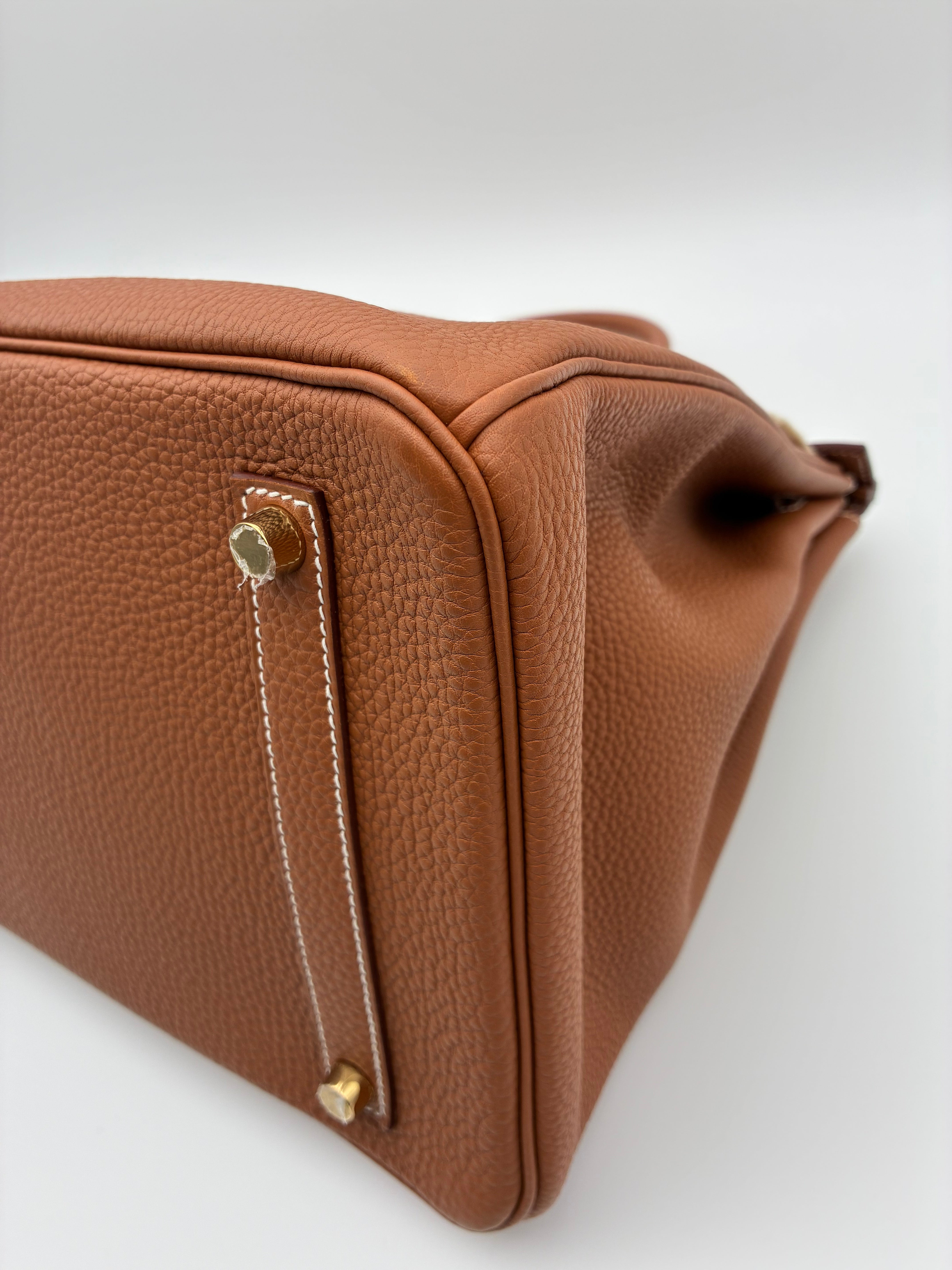 Hermes Togo Birkin 35 Gold
