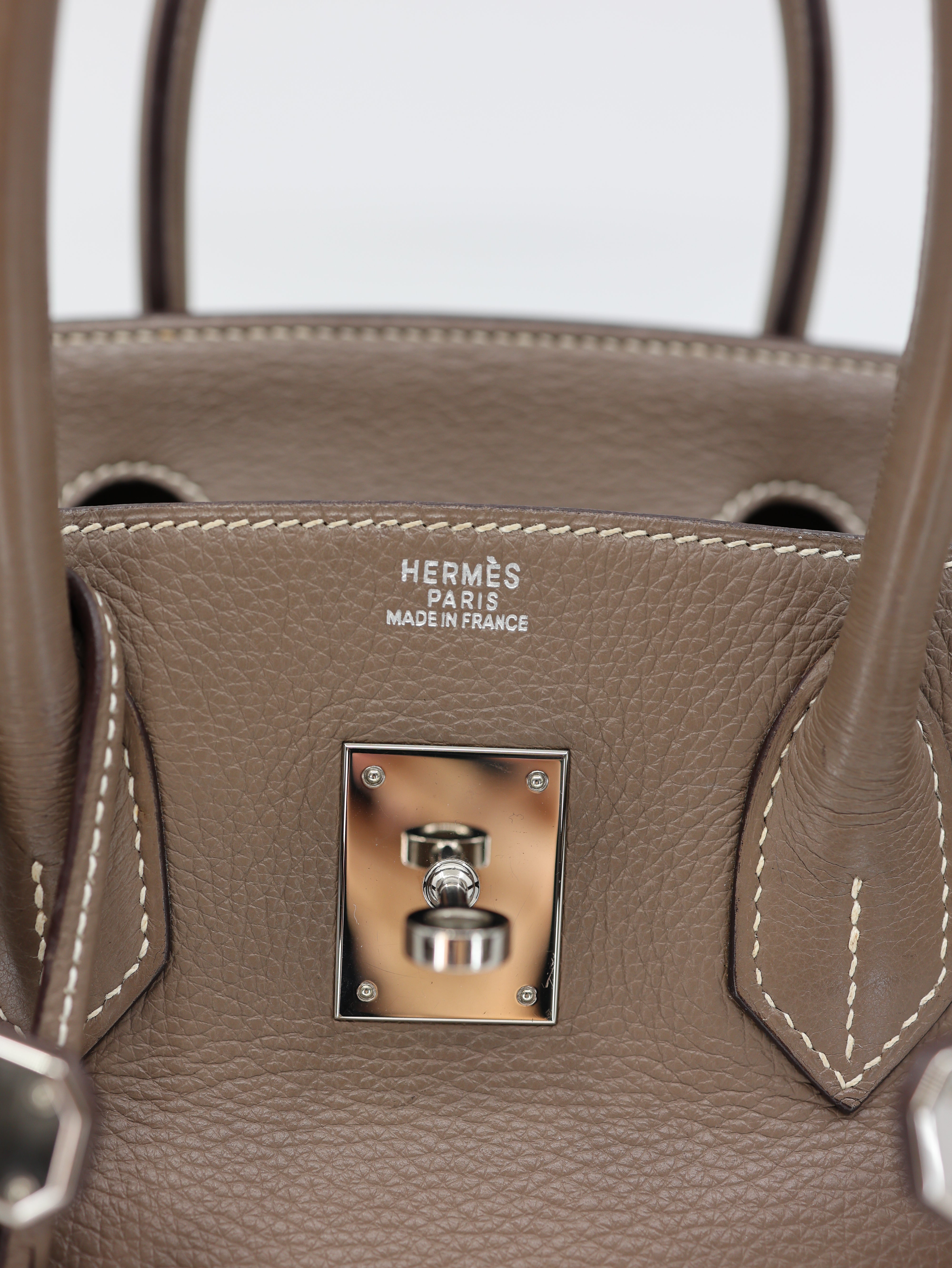 Birkin 30 Togo Etoupe Gray