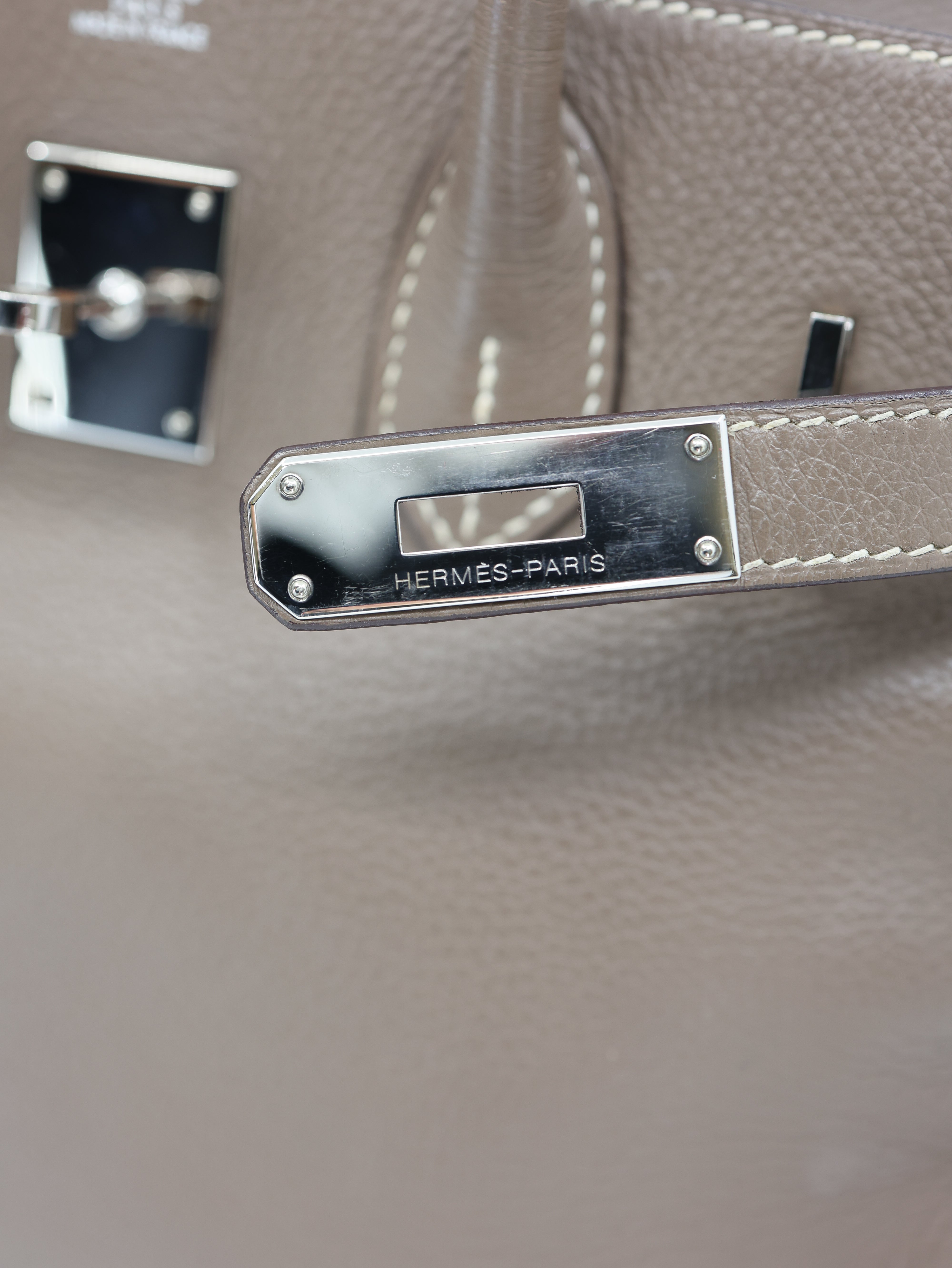 Birkin 30 Togo Etoupe Gray